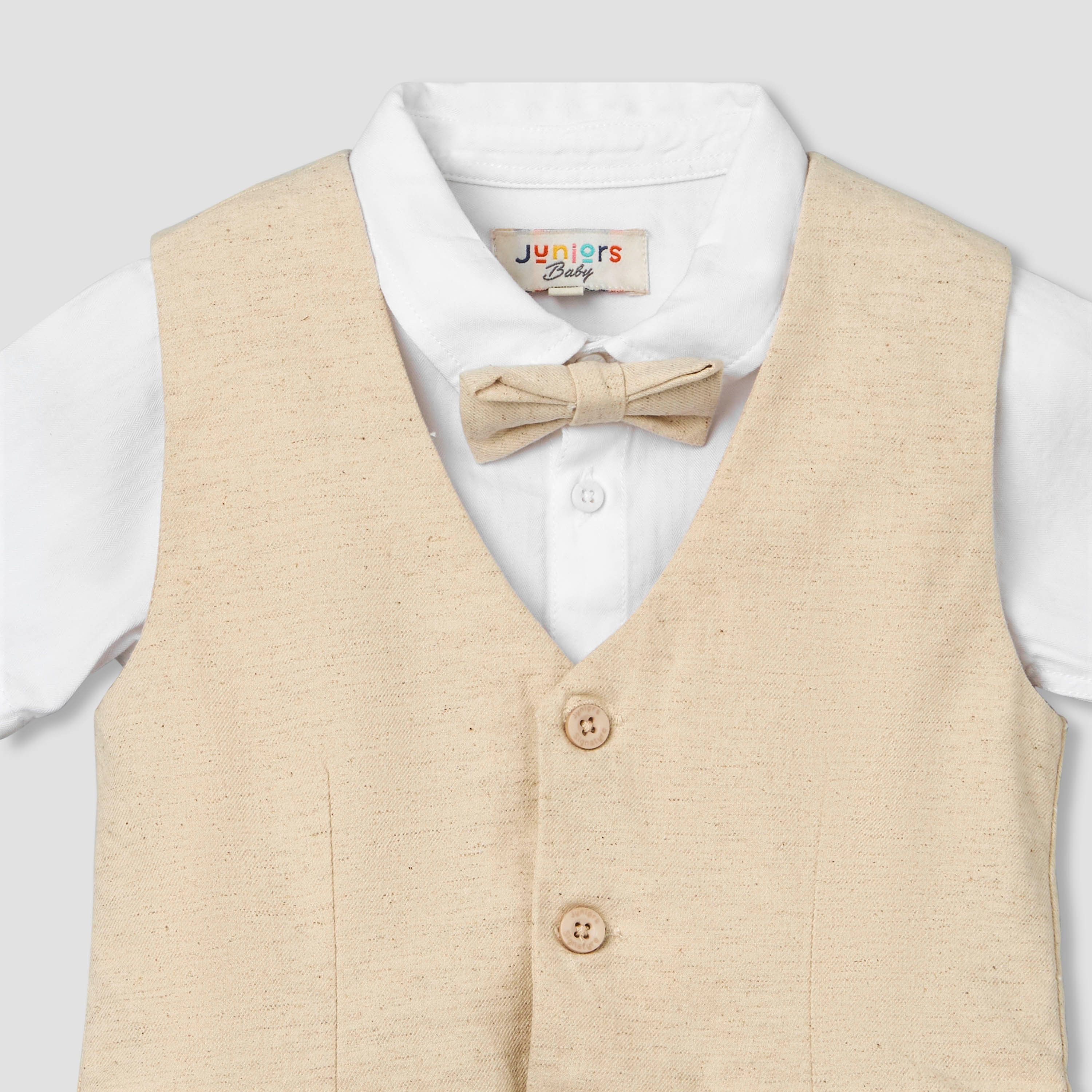 Set of 4 Juniors Clothing Gift Set with Checked Design-baby-boys-clothing-setsandcoords-image-10