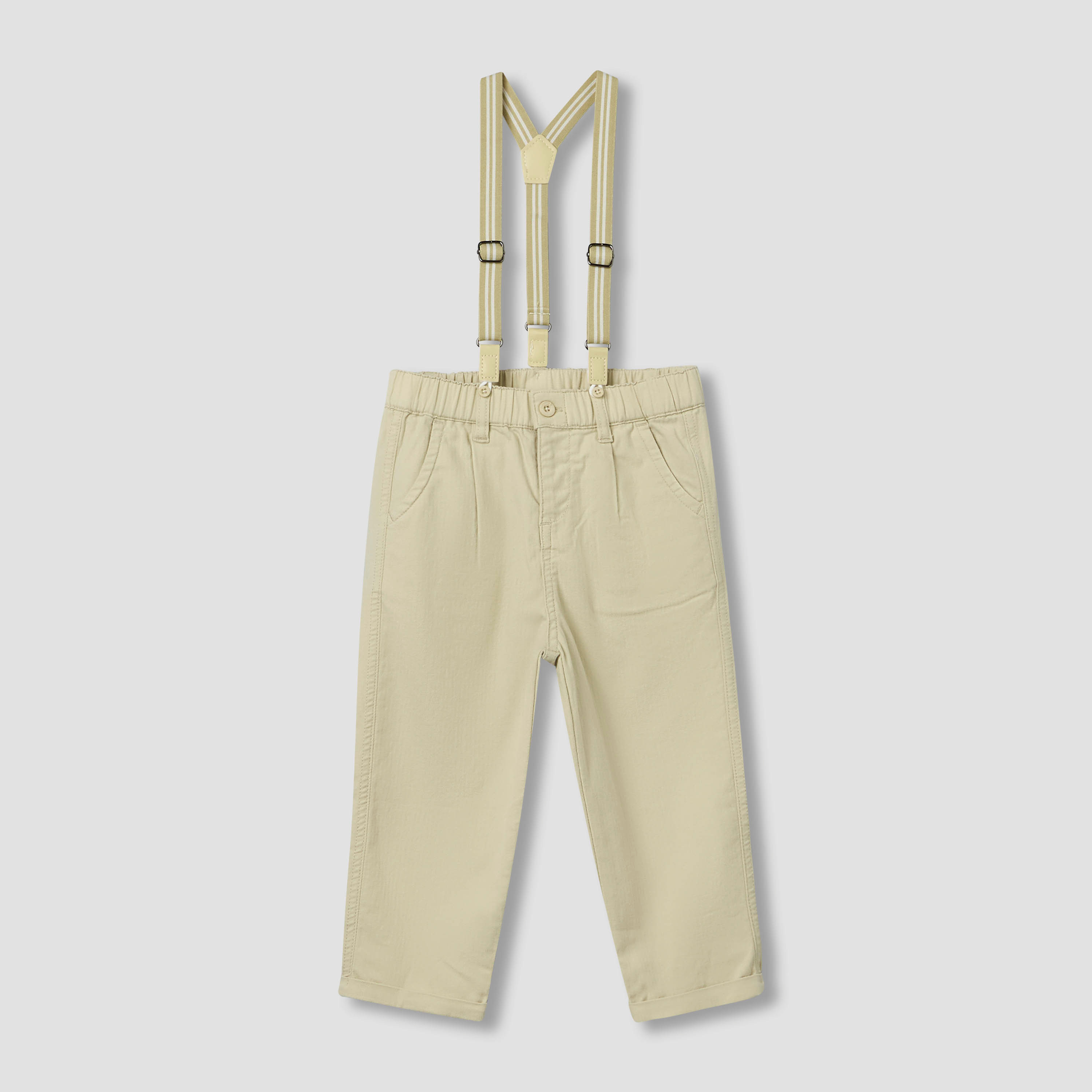 Juniors Collared Neck Long Sleeves Shirt and Pants Set with Suspenders-baby-boys-clothing-setsandcoords-image-5