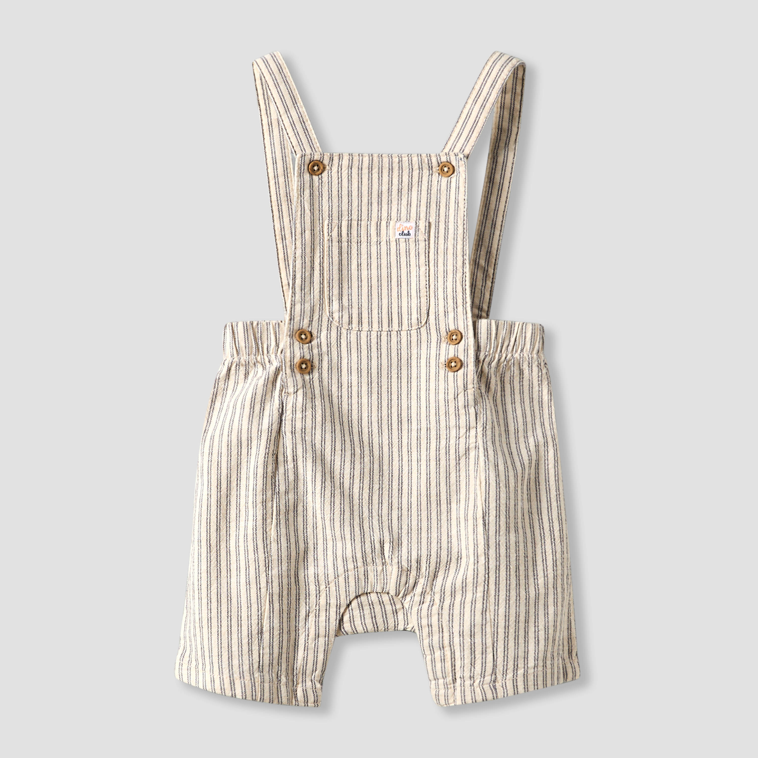 Juniors Collared Short Sleeves Shirt and Dungaree Set with Hat-baby-boys-clothing-setsandcoords-image-3
