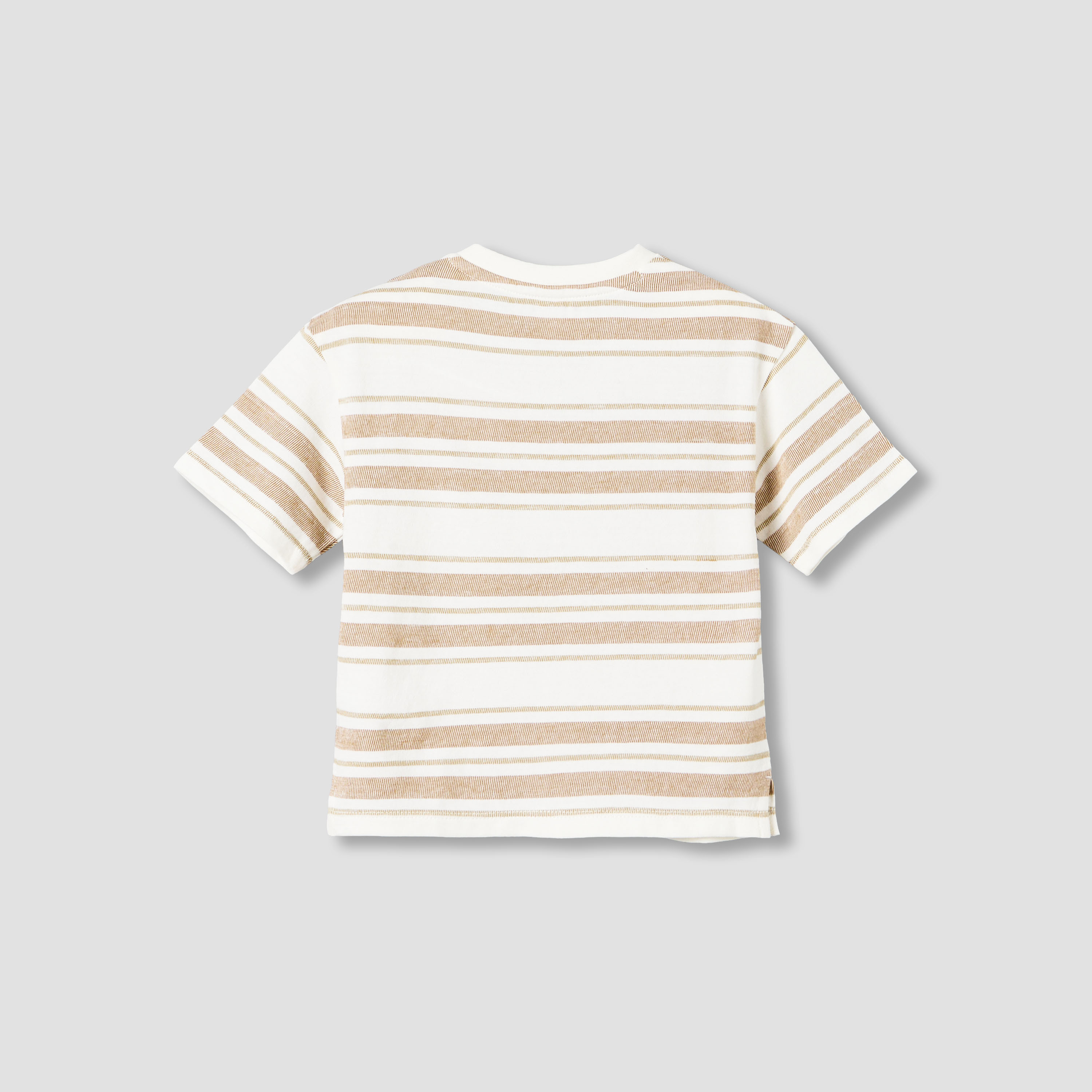 تيشيرت مخطط بياقة ضيقة وأكمام قصيرة من جيجلز-baby-boys-clothing-shirts-image-3