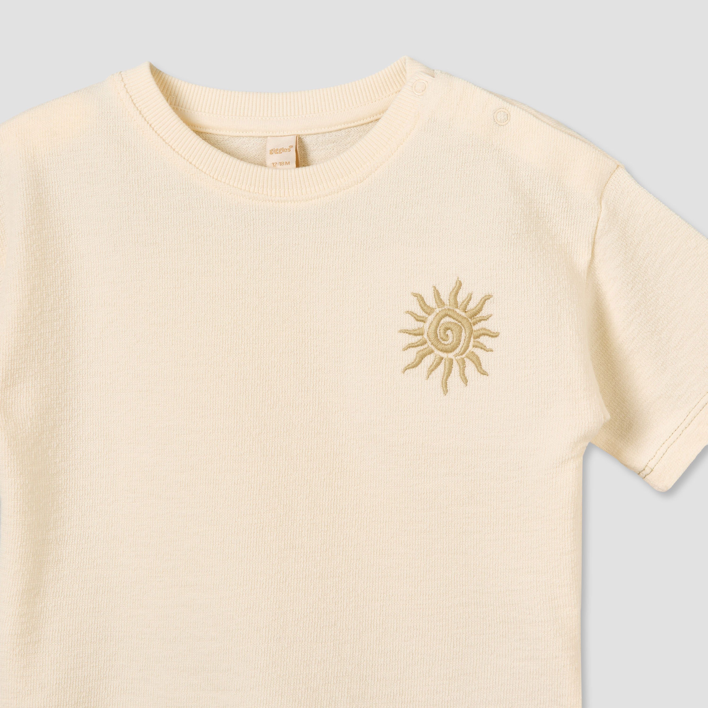 Giggles Crew Neck Short Sleeves T-shirt with Marine Print-baby-boys-clothing-tshirtsandpolos-image-4