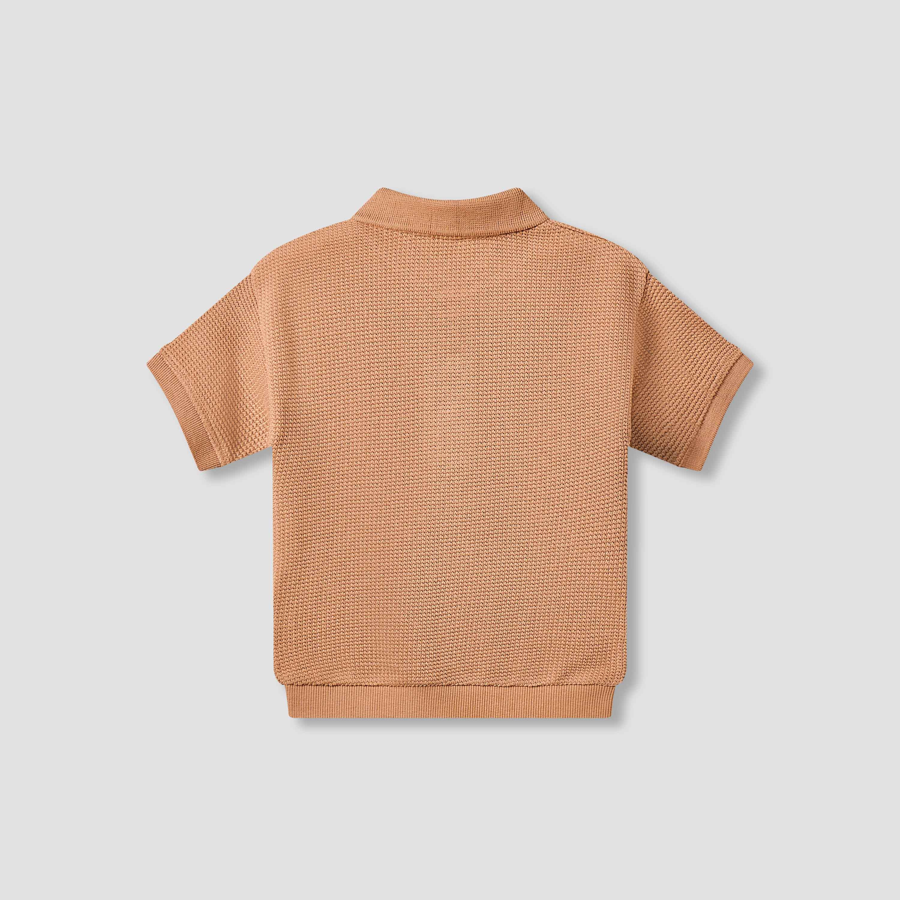 Giggles Collared Short Sleeve Polo T-shirt with Embroidery-baby-boys-clothing-tshirtsandpolos-image-2