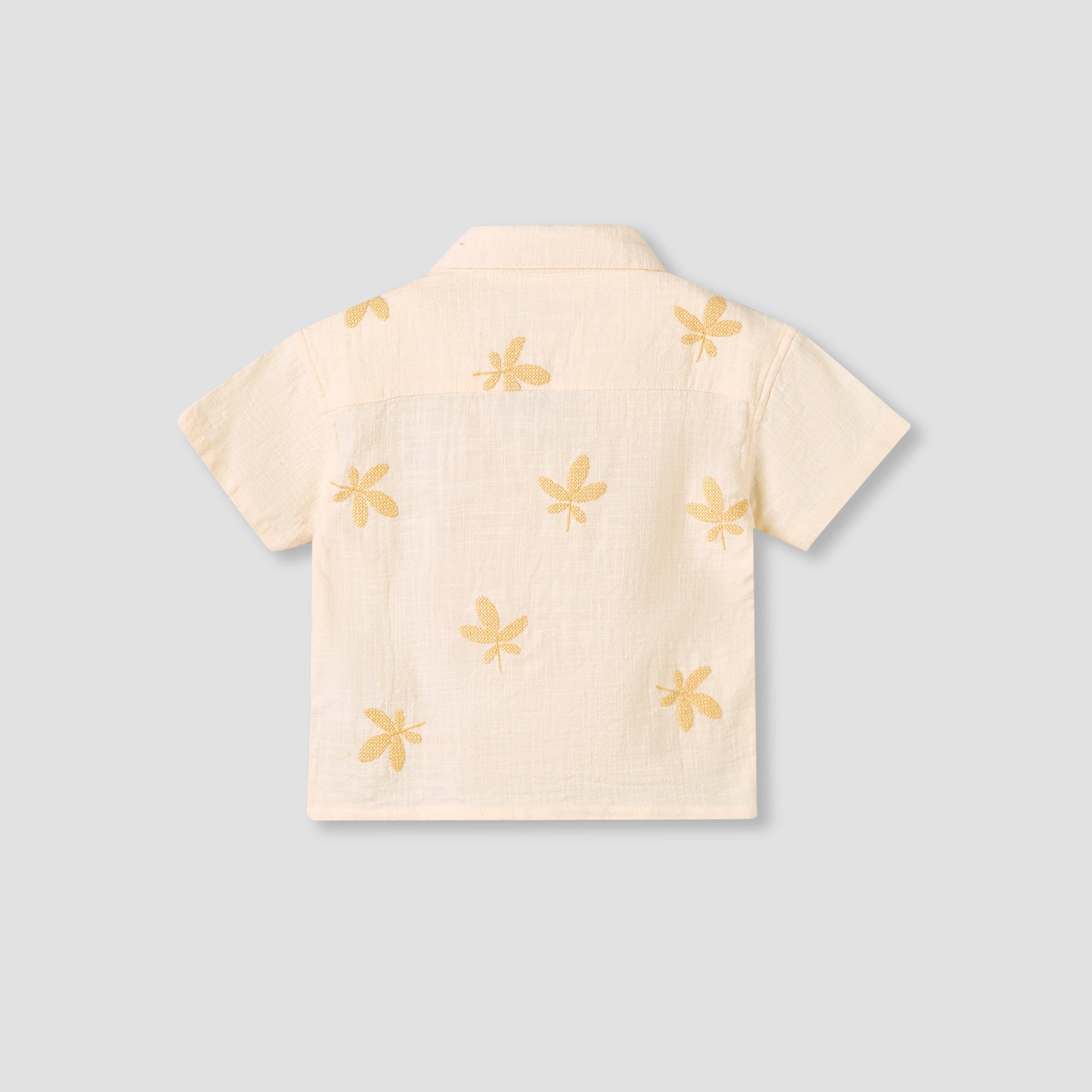 Giggles Short Sleeves Shirt with Embroidery-baby-boys-clothing-shirts-image-3