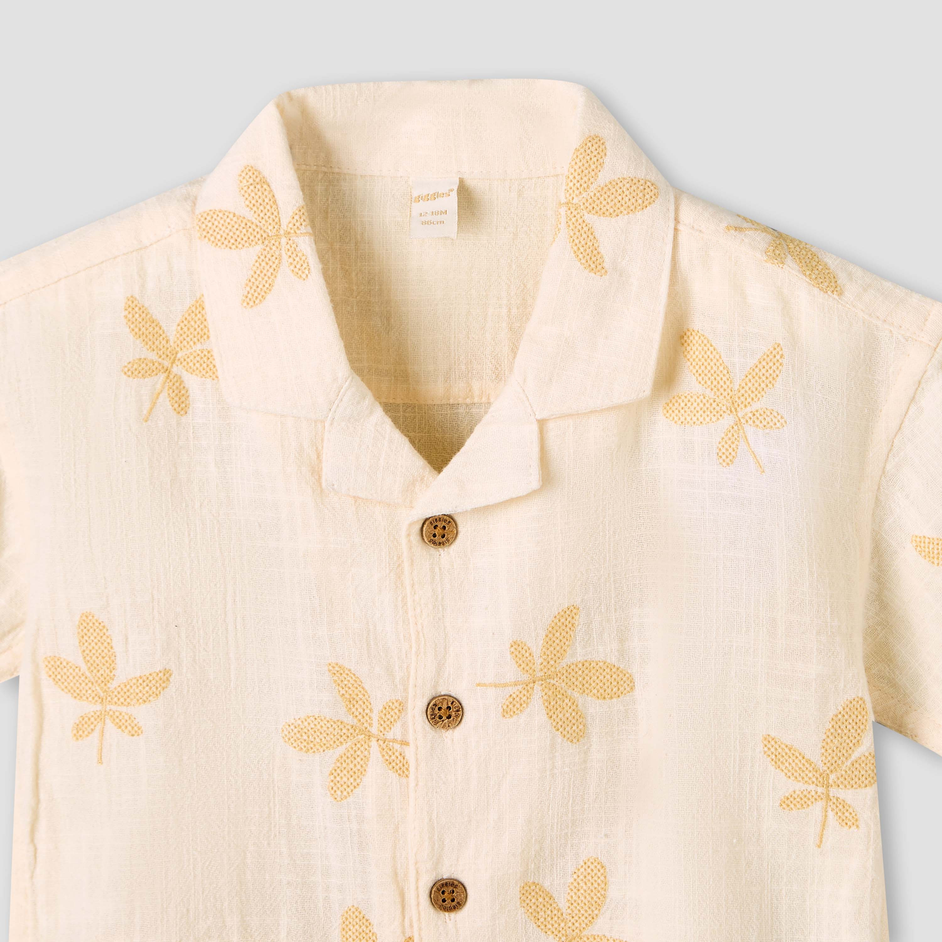 Giggles Short Sleeves Shirt with Embroidery-baby-boys-clothing-shirts-image-4