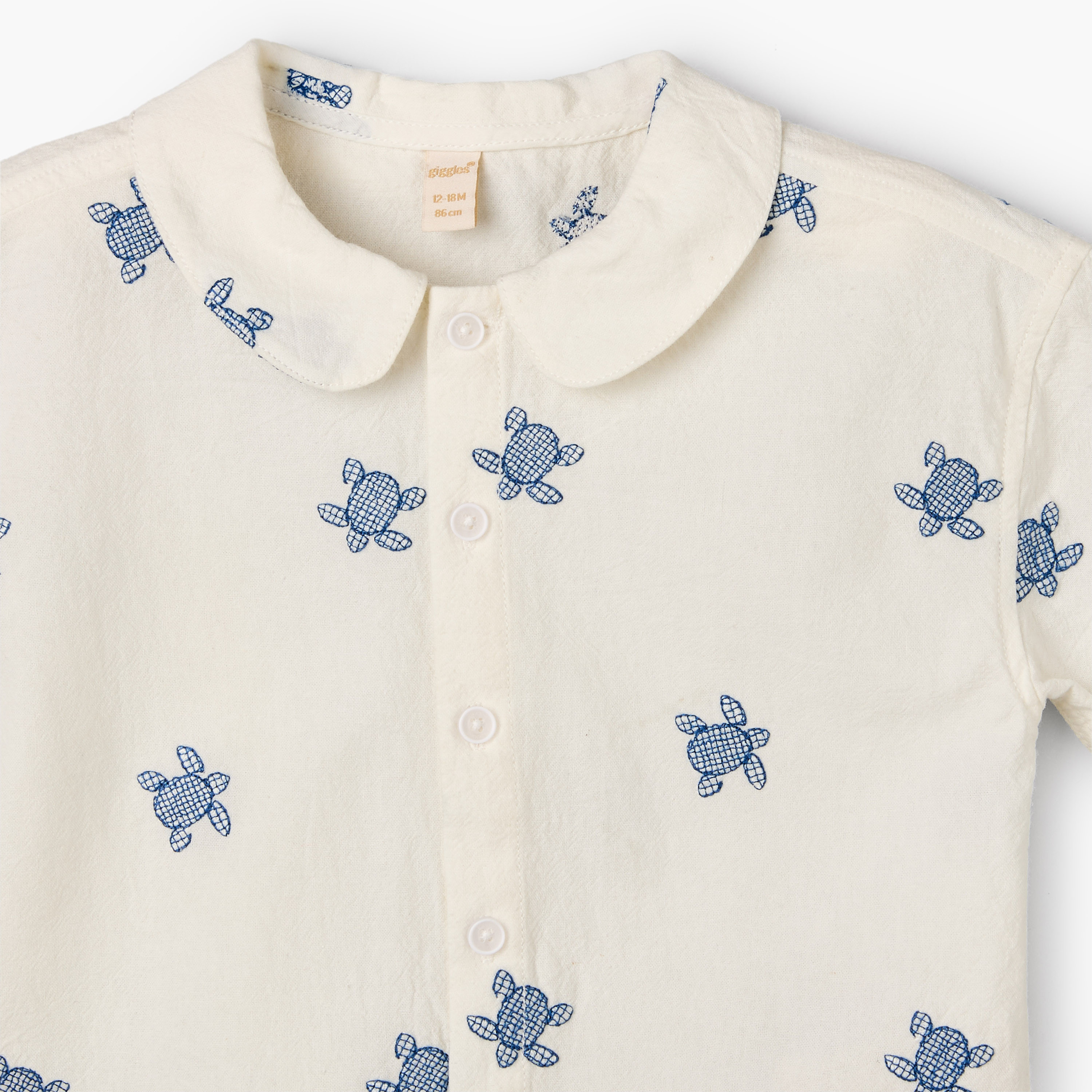 Giggles Short Sleeve Shirt with Turtle Embroidery-baby-boys-clothing-shirts-image-3