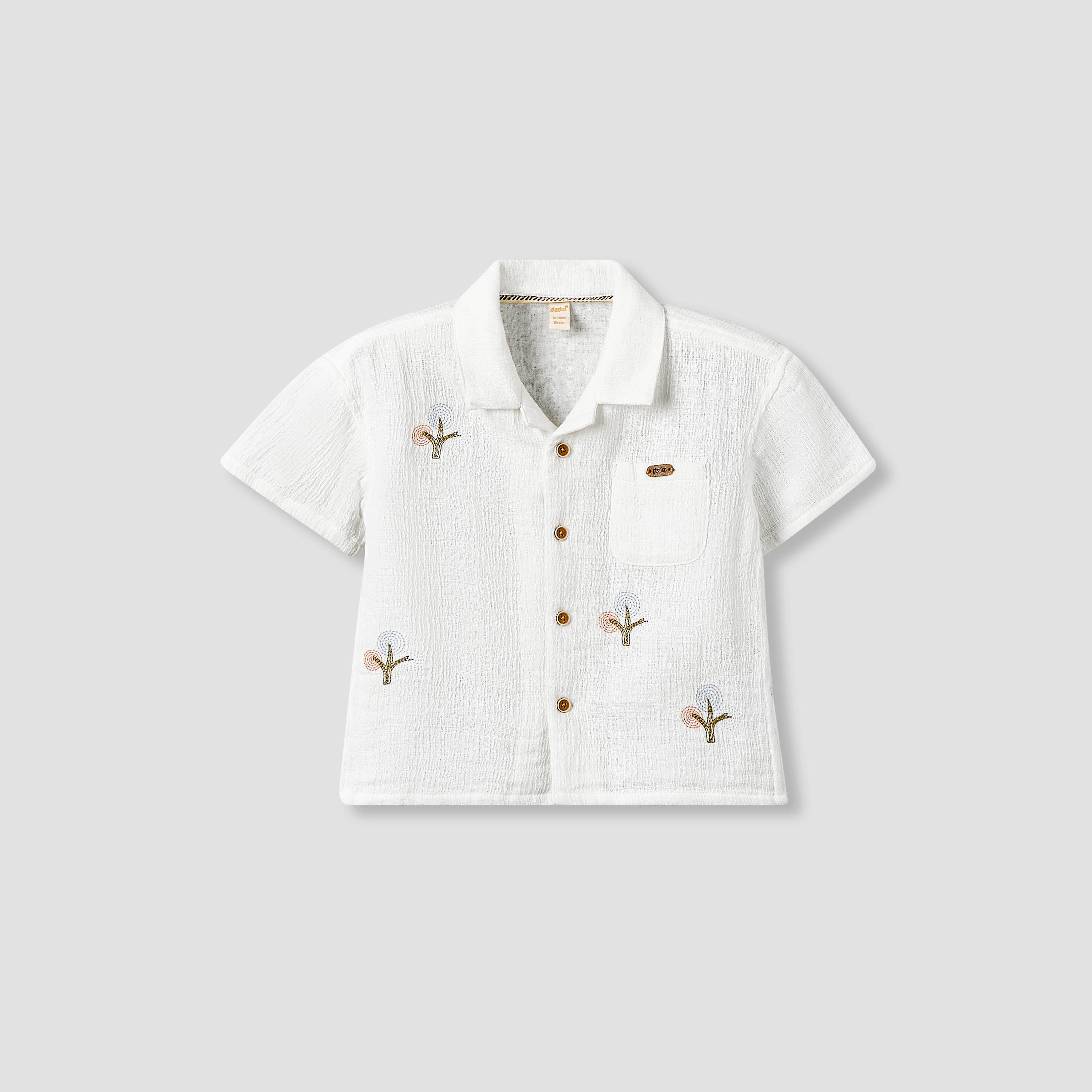 Giggles Short Sleeve Shirt with Embroidery-baby-boys-clothing-shirts-image-1