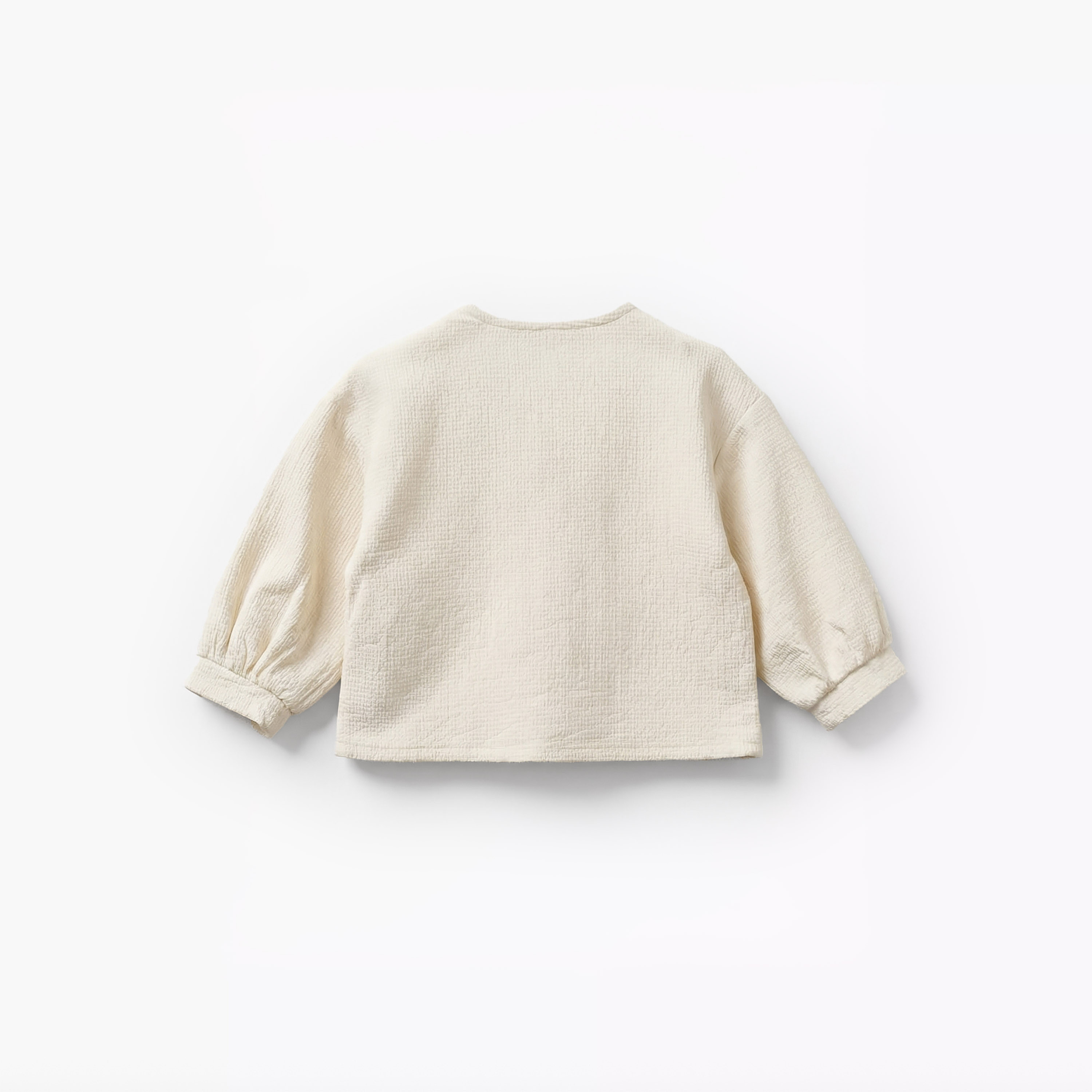 Giggles Long Sleeves Shacket with Textured Design-baby-boys-clothing-shirts-image-3