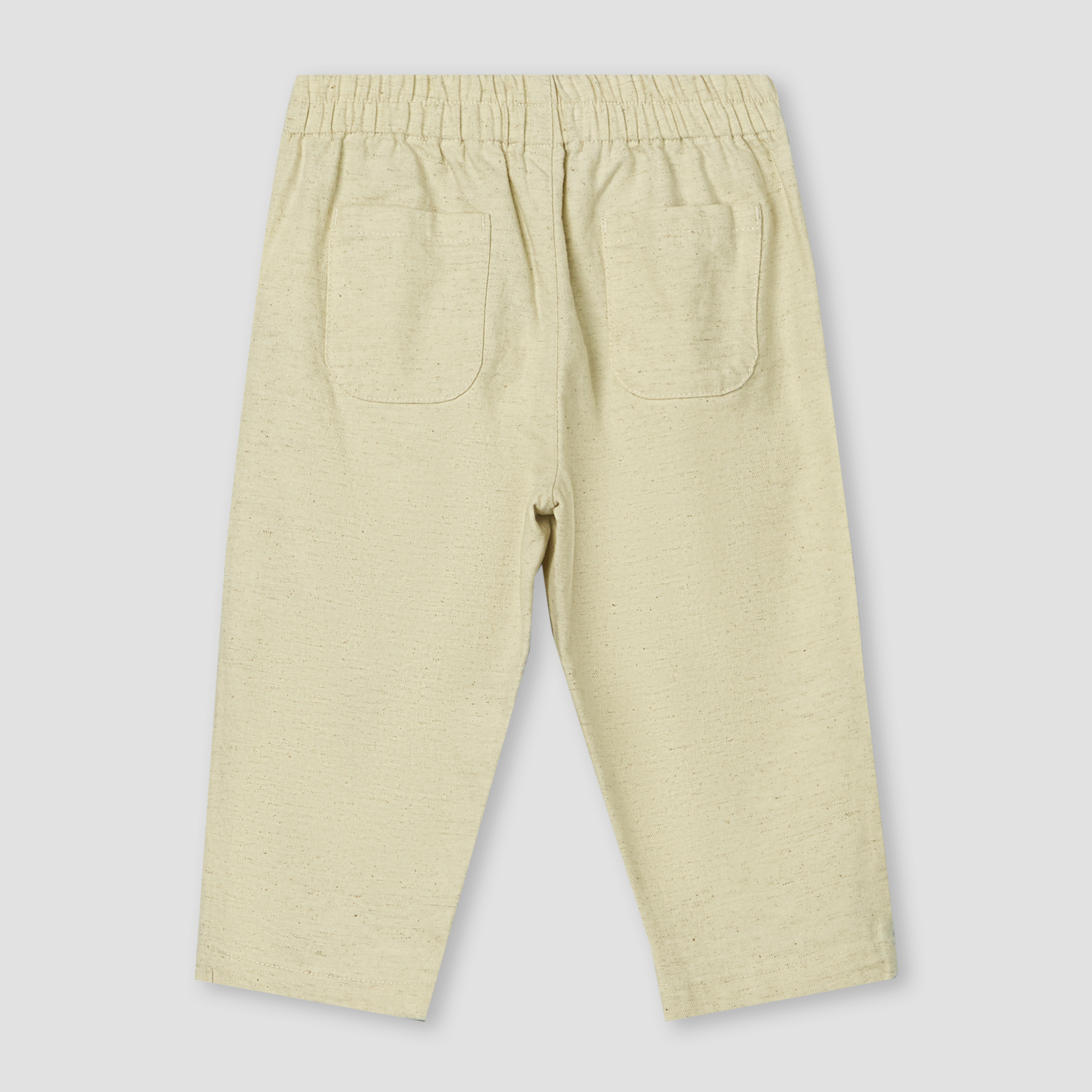 Giggles Trousers with Woven Texture, Elastic Waist-baby-boys-clothing-bottoms-trousers-image-3