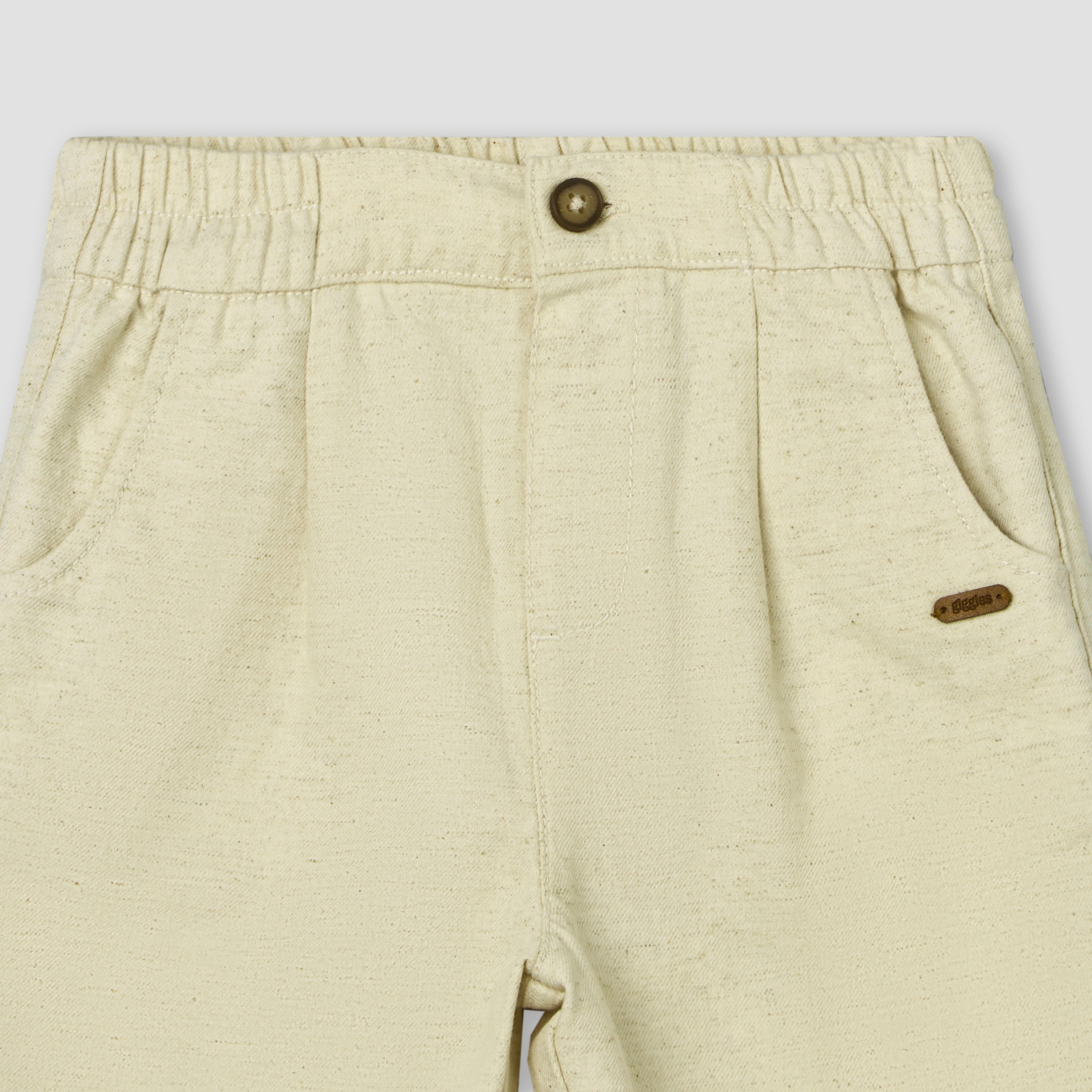 Giggles Trousers with Woven Texture, Elastic Waist-baby-boys-clothing-bottoms-trousers-image-5