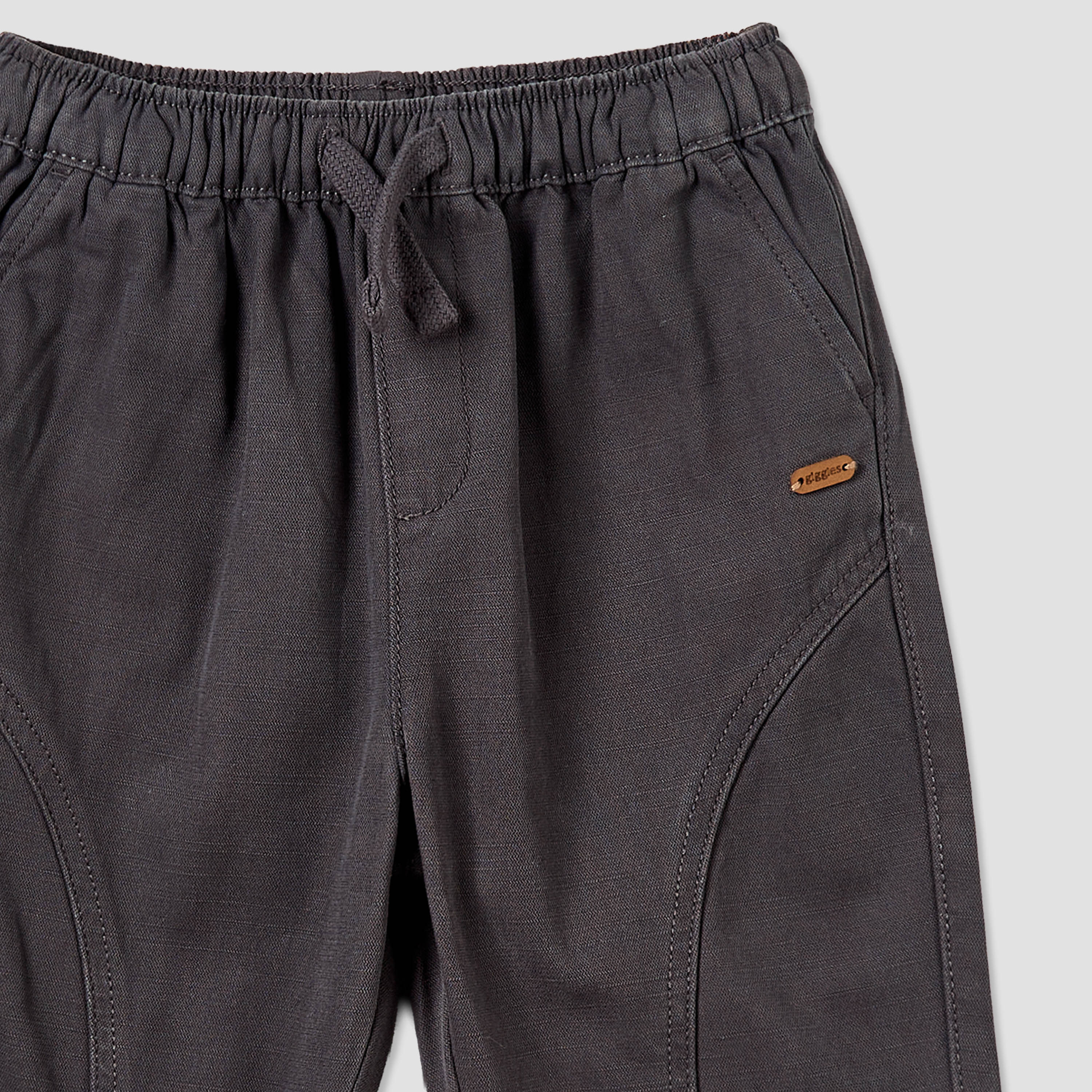 Giggles Trousers with Pockets, Drawstring Waist-baby-boys-clothing-bottoms-trousers-image-4
