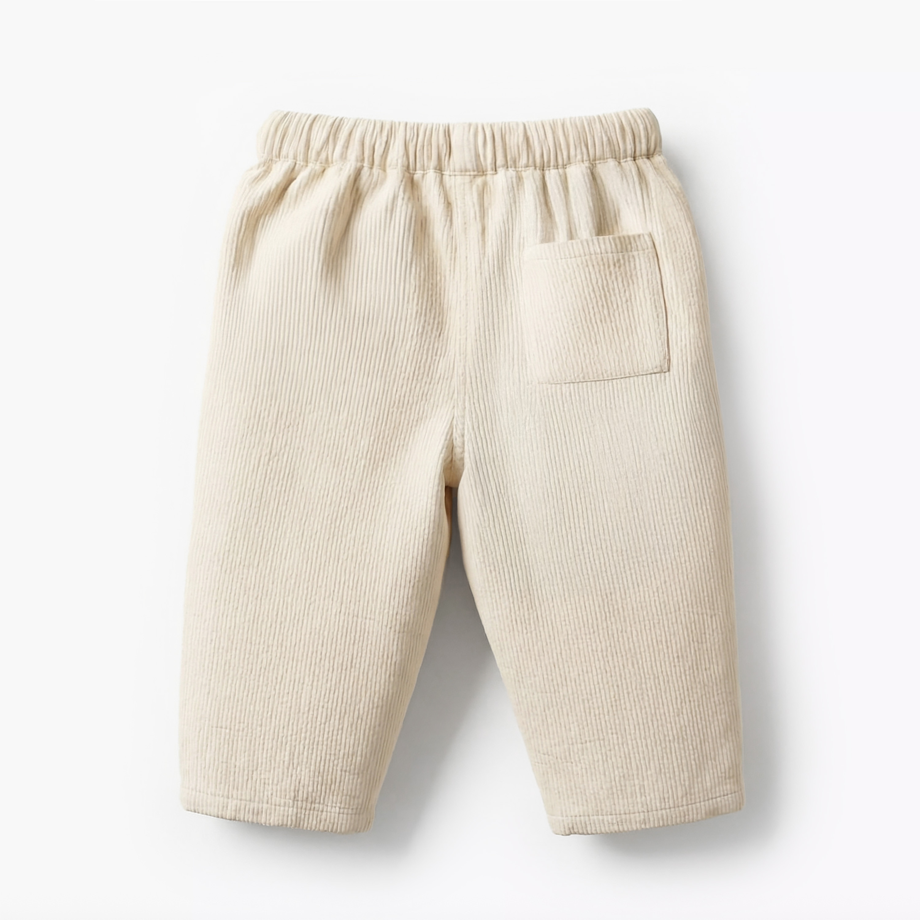 Giggles Pull-On Pants with Ribbed Design- Drawstring Closure-baby-boys-clothing-bottoms-trousers-image-3
