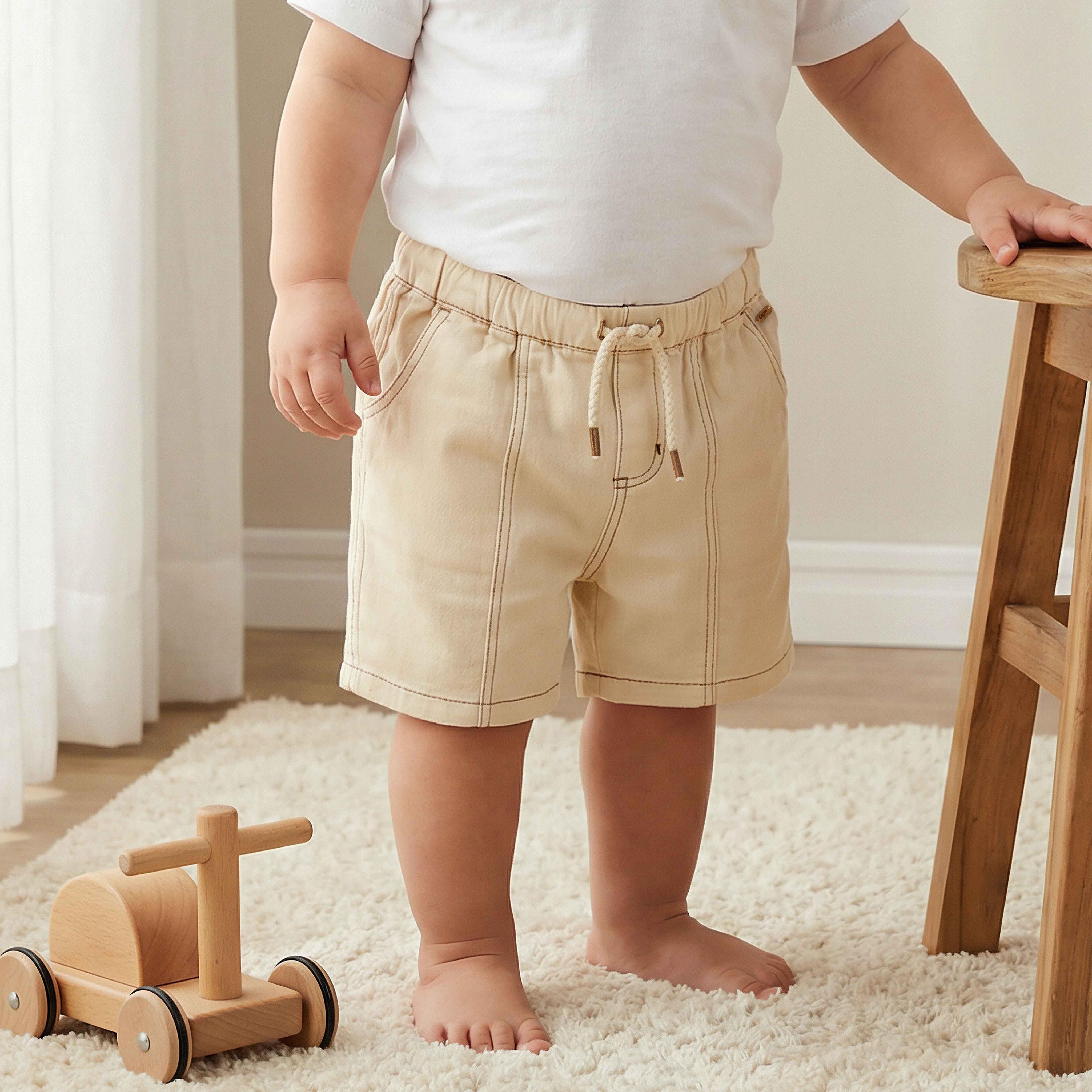Giggles Drawstring Waist Shorts with Pockets-baby-boys-clothing-bottoms-shorts-image-1