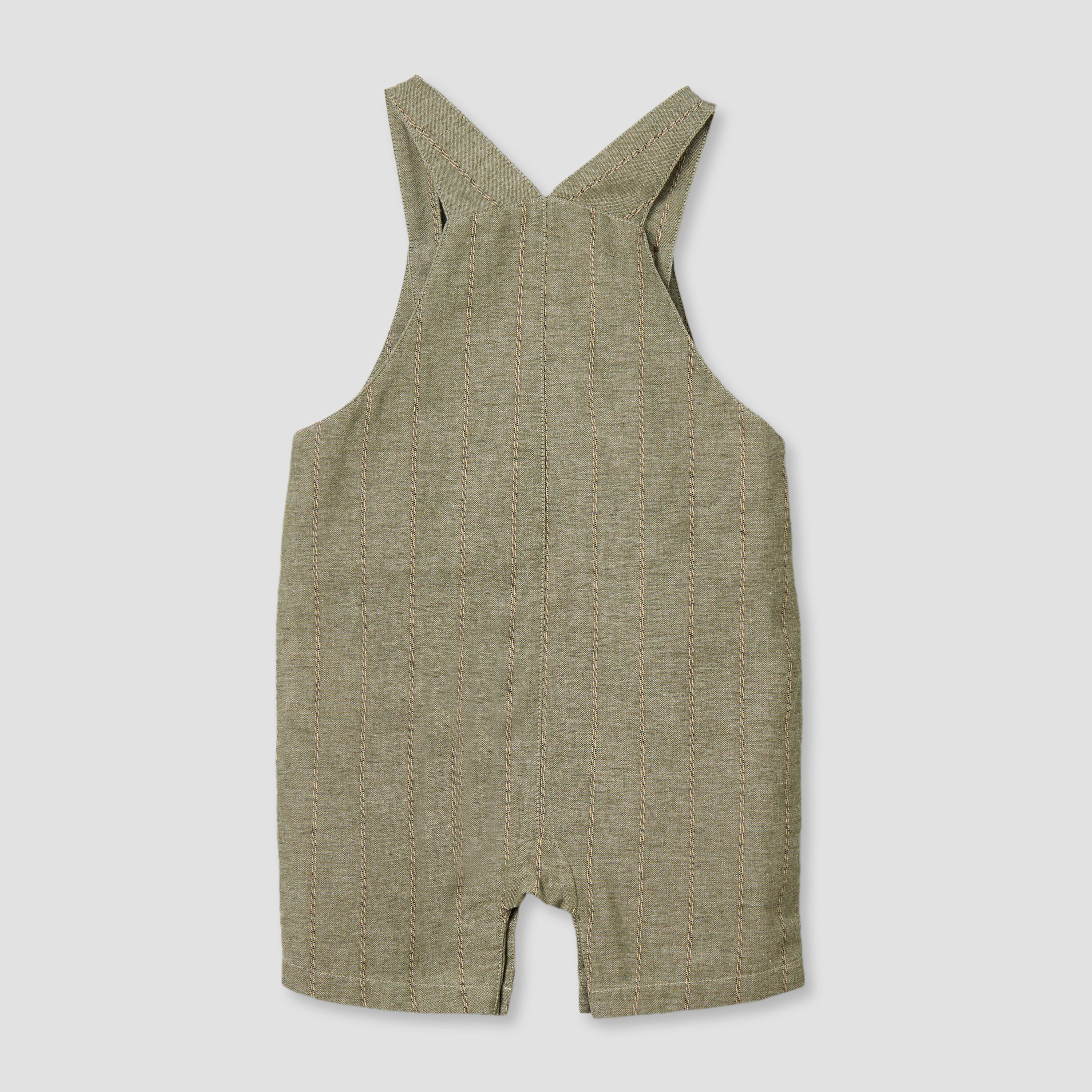 Giggles Crew Neck Short Sleeves T-shirt and Dungaree Set with Snap Button Closure-baby-boys-clothing-setsandcoords-image-5