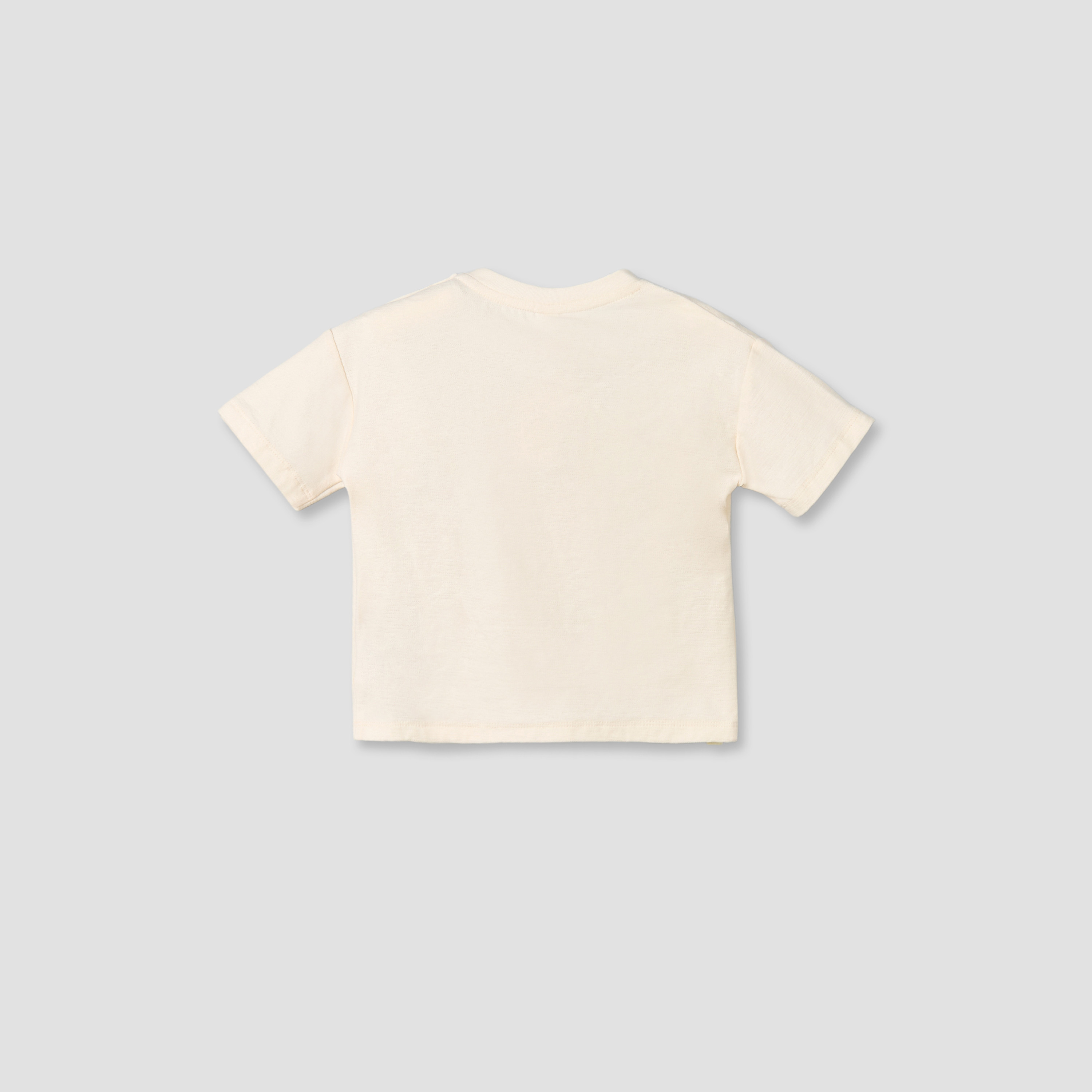 Giggles Crew Neck Short Sleeves T-shirt and Dungaree Set with Snap Button Closure-baby-boys-clothing-setsandcoords-image-7