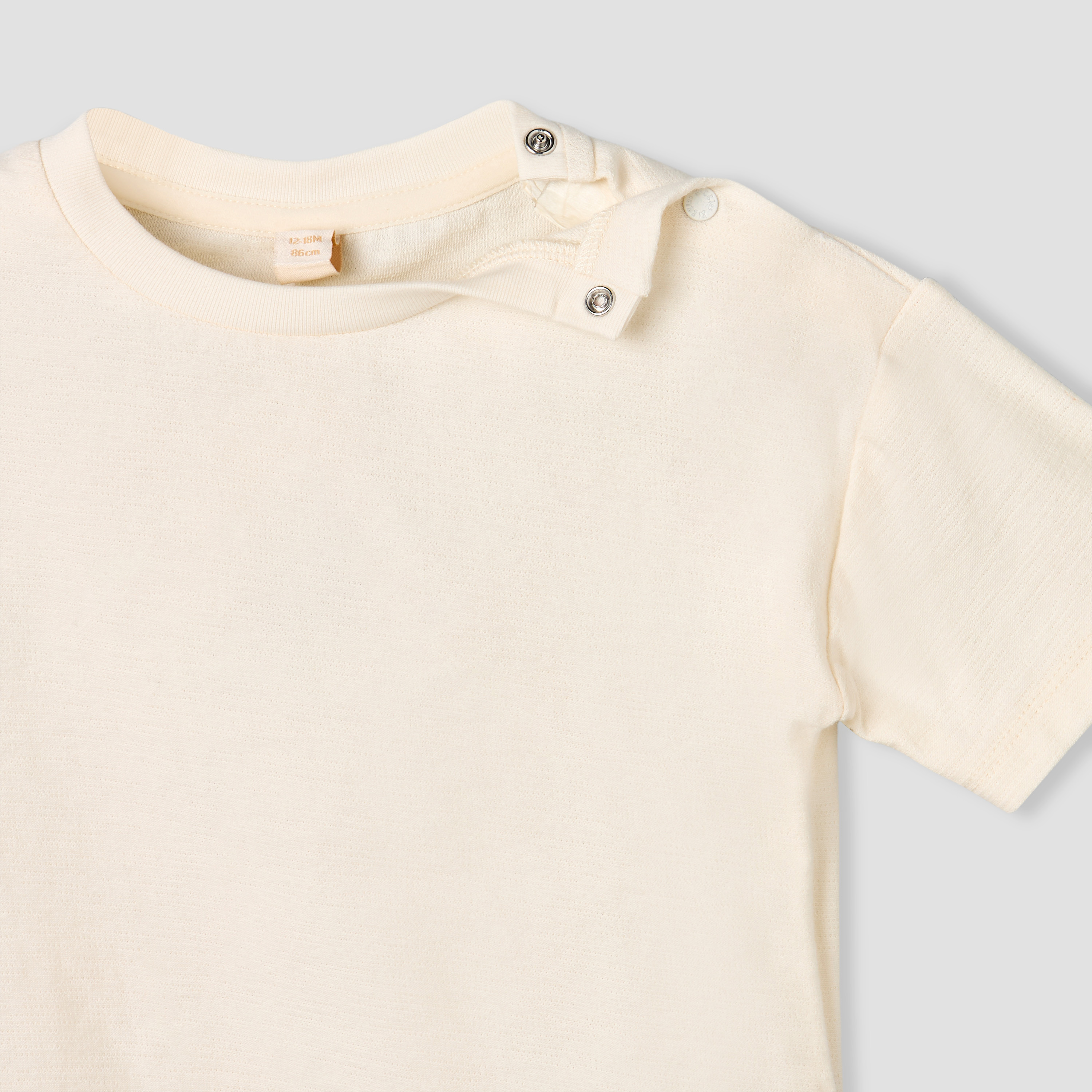 Giggles Crew Neck Short Sleeves T-shirt and Dungaree Set with Snap Button Closure-baby-boys-clothing-setsandcoords-image-8