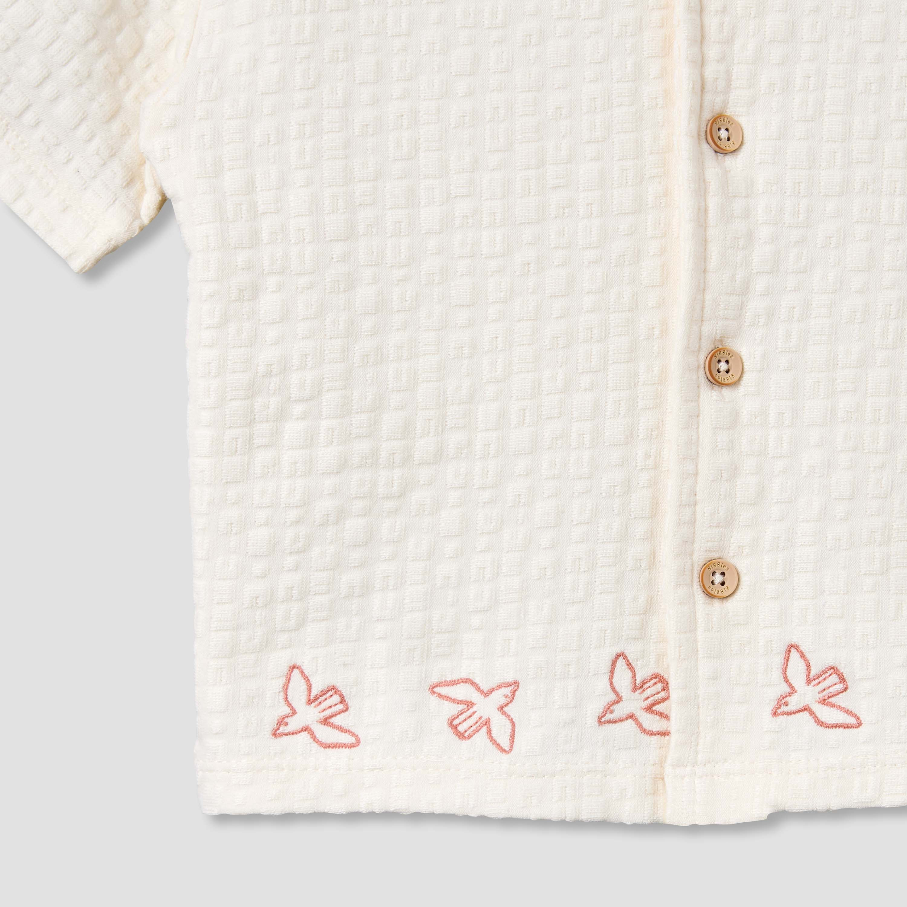 Giggles Collared Short Sleeves Shirt and Shorts Set with Embroidered Design-baby-boys-clothing-setsandcoords-image-6