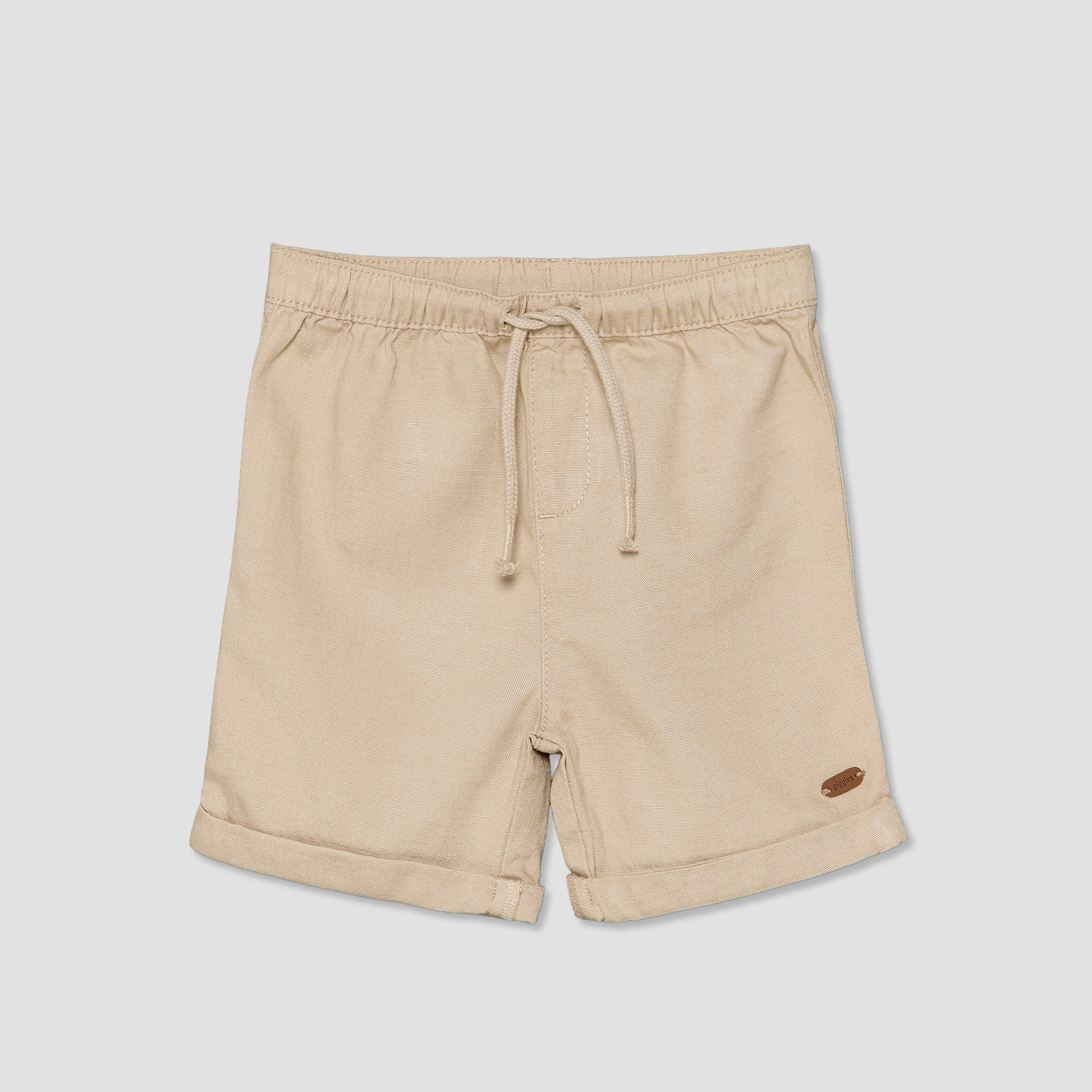 Giggles Collared Short Sleeves Shirt and Shorts Set with Chest Pocket-baby-boys-clothing-setsandcoords-image-3