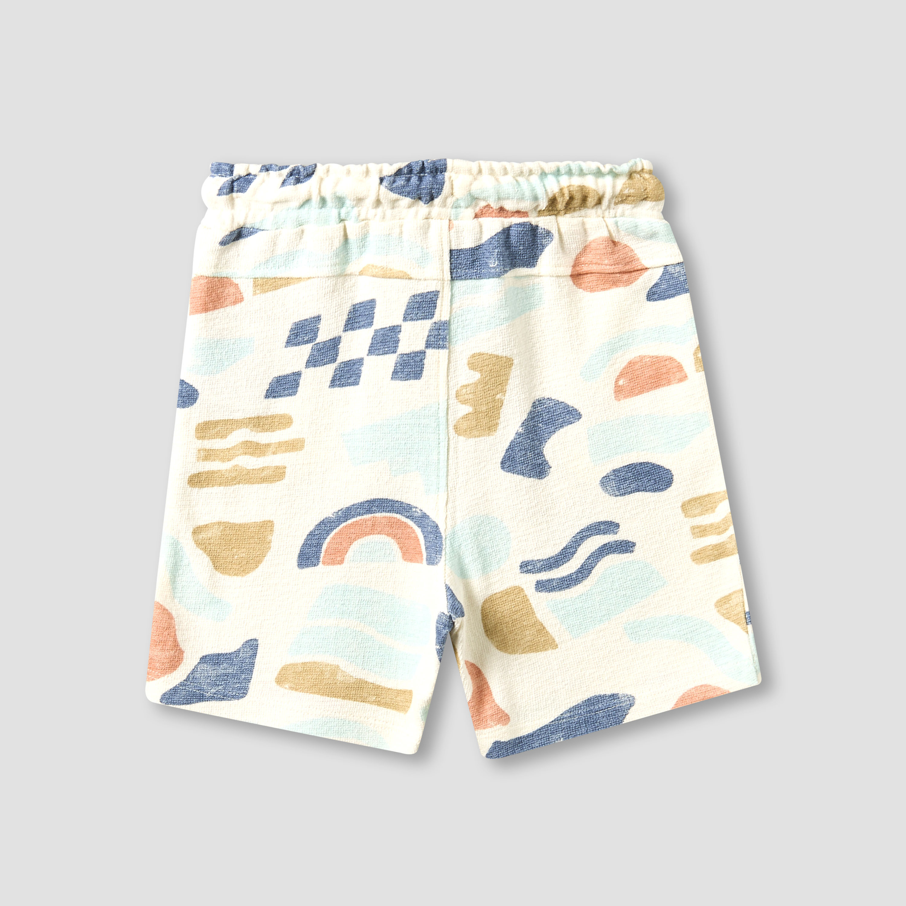 Giggles Collared Short Sleeves Shirt and Shorts Set with Abstract Print-baby-boys-clothing-setsandcoords-image-6
