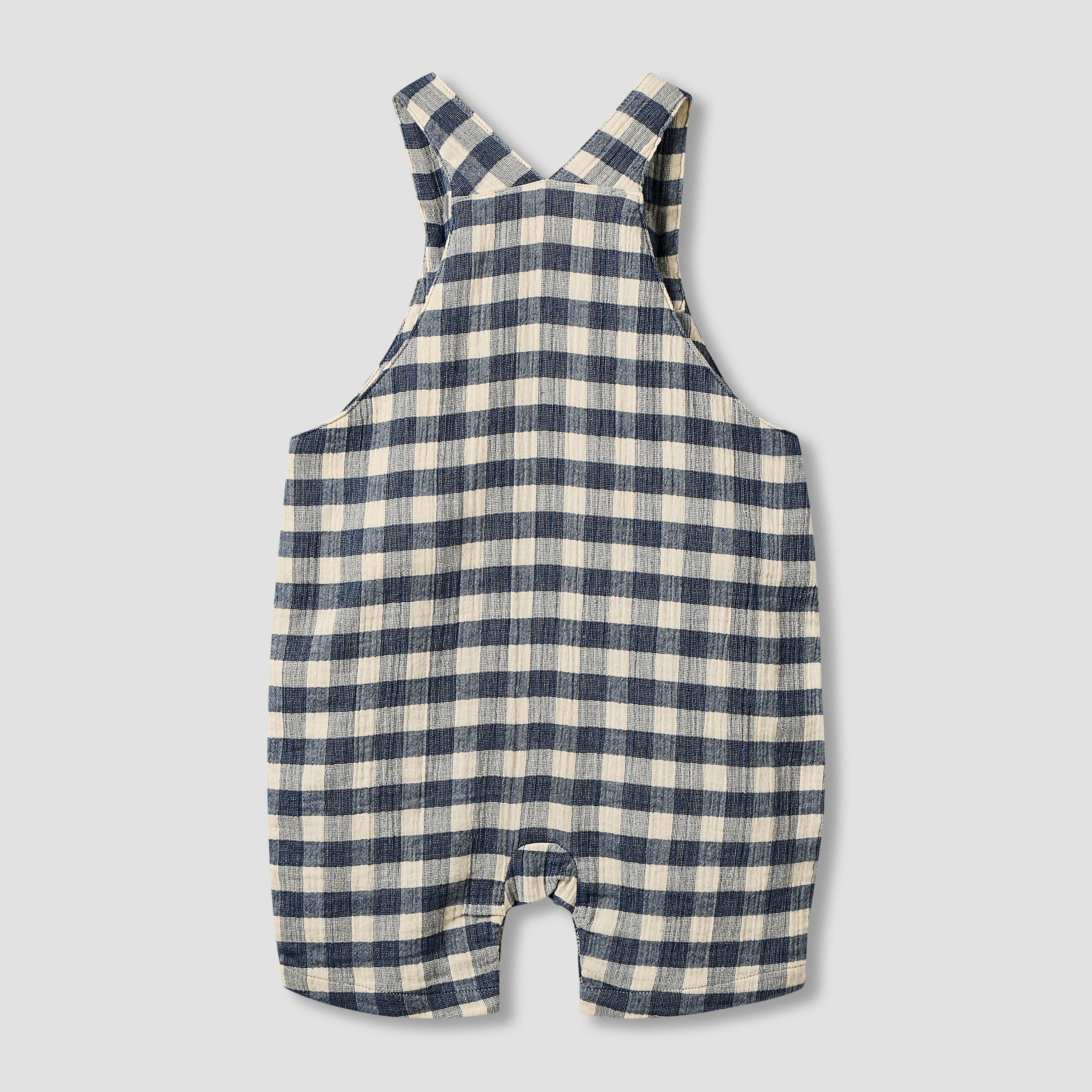 Giggles Collared Short Sleeve Top and Dungaree Set with Button Closure-baby-boys-clothing-setsandcoords-image-6