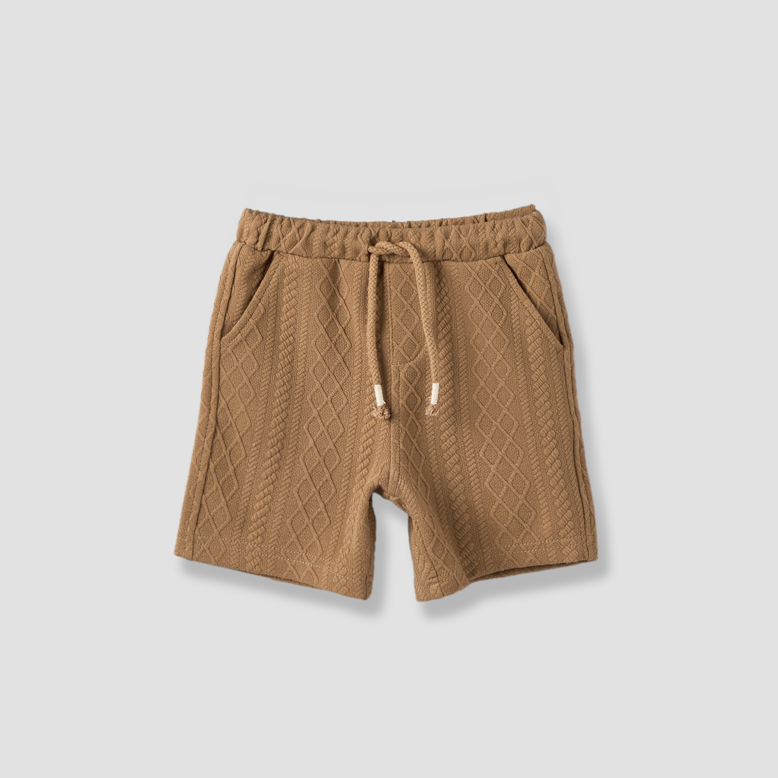 طقم شورت برباط إغلاق وقميص بياقة كامب وأكمام قصيرة من جيجلز-baby-boys-clothing-setsandcoords-image-4