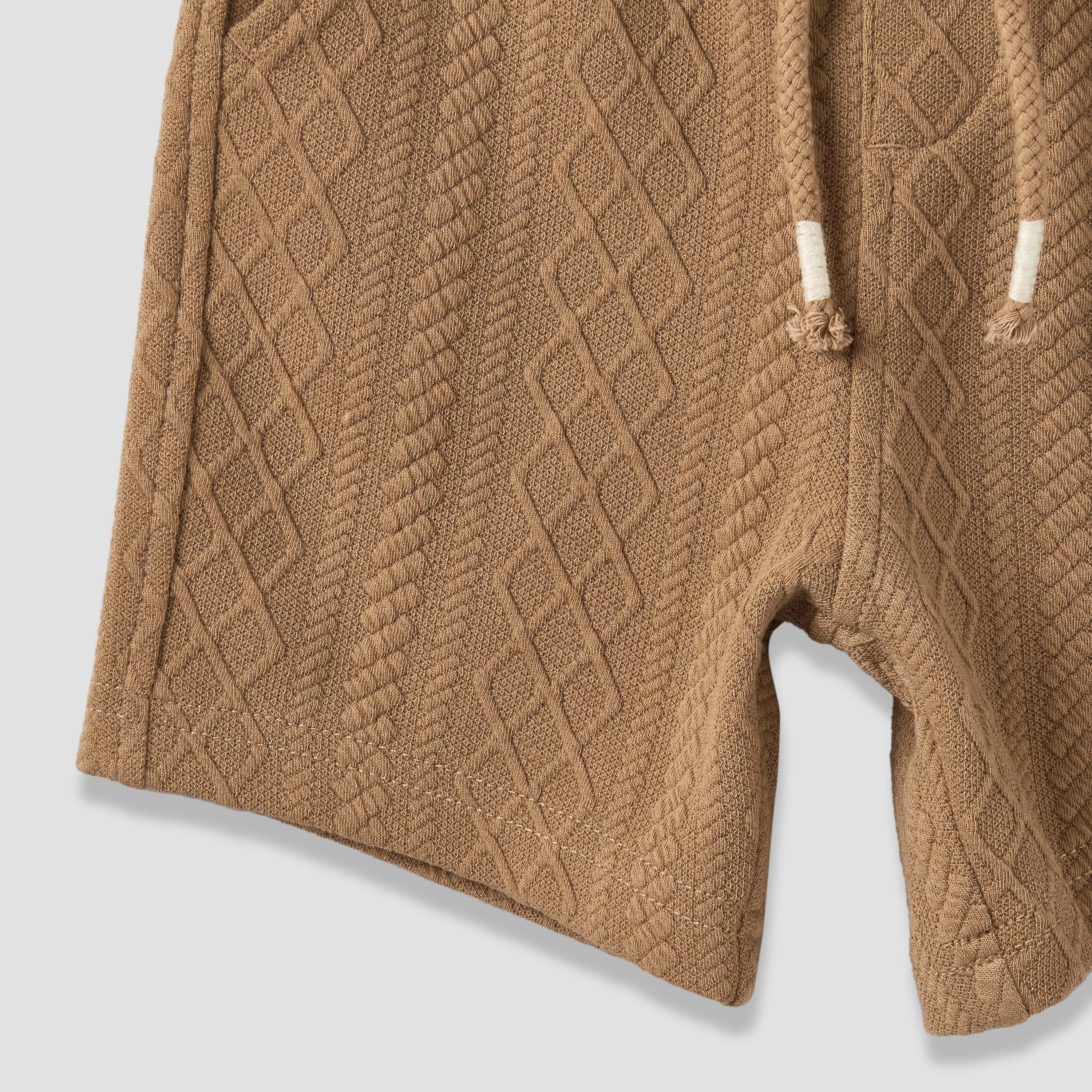 طقم شورت برباط إغلاق وقميص بياقة كامب وأكمام قصيرة من جيجلز-baby-boys-clothing-setsandcoords-image-9