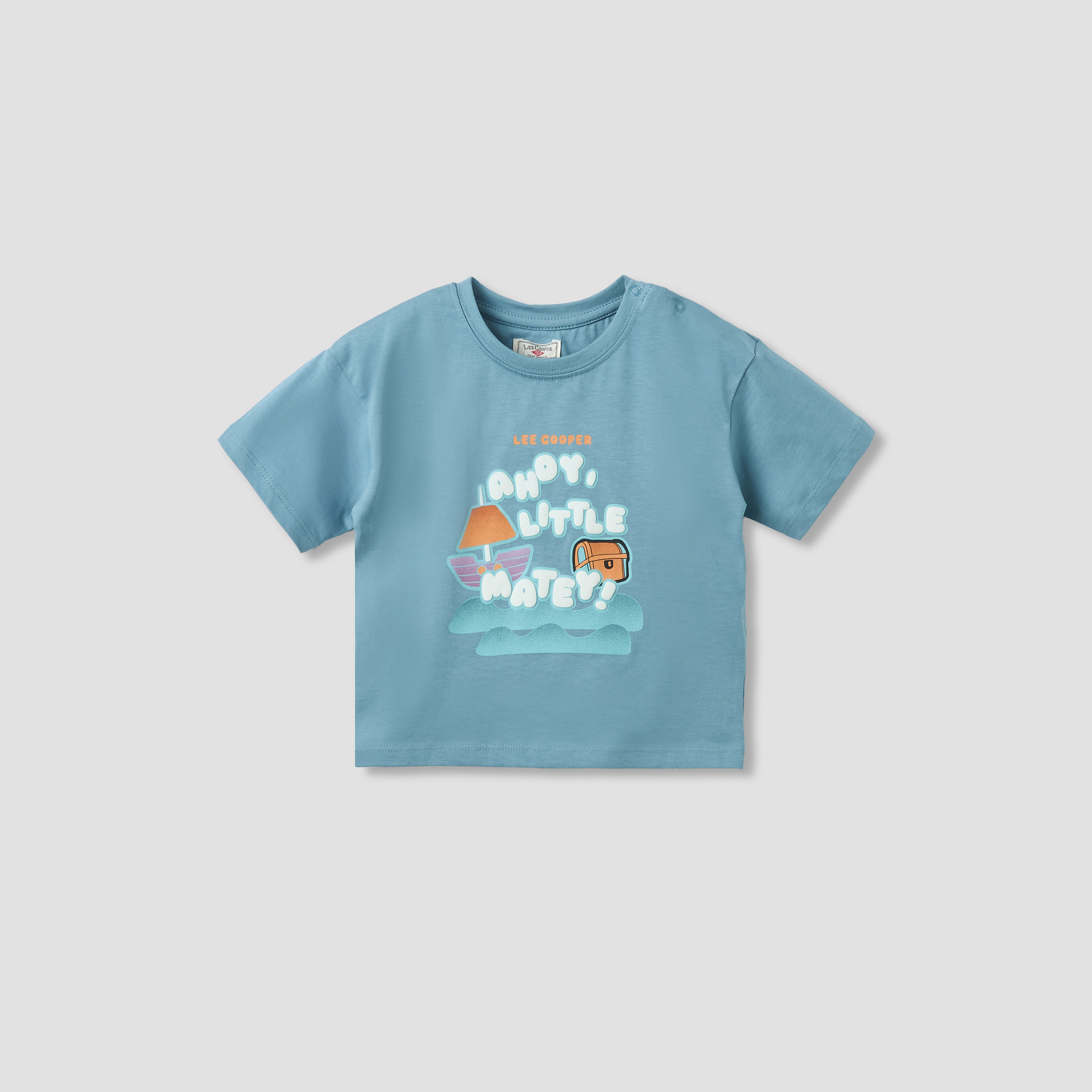 Lee Cooper Crew Neck Short Sleeves T-shirt with Graphic Print-baby-boys-clothing-tshirtsandpolos-image-2