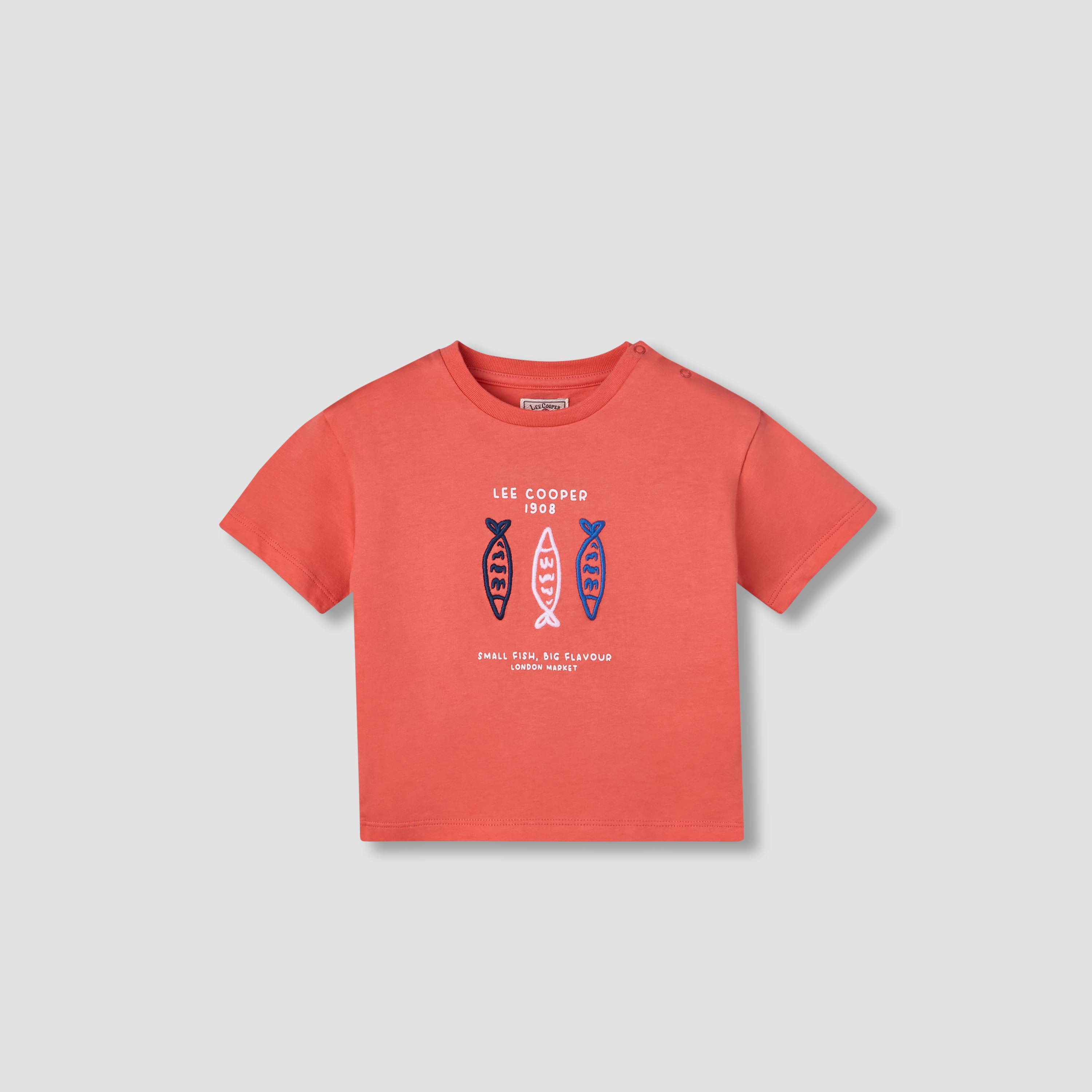 Lee Cooper Crew Neck Short Sleeves T-shirt with Print-baby-boys-clothing-tshirtsandpolos-image-2
