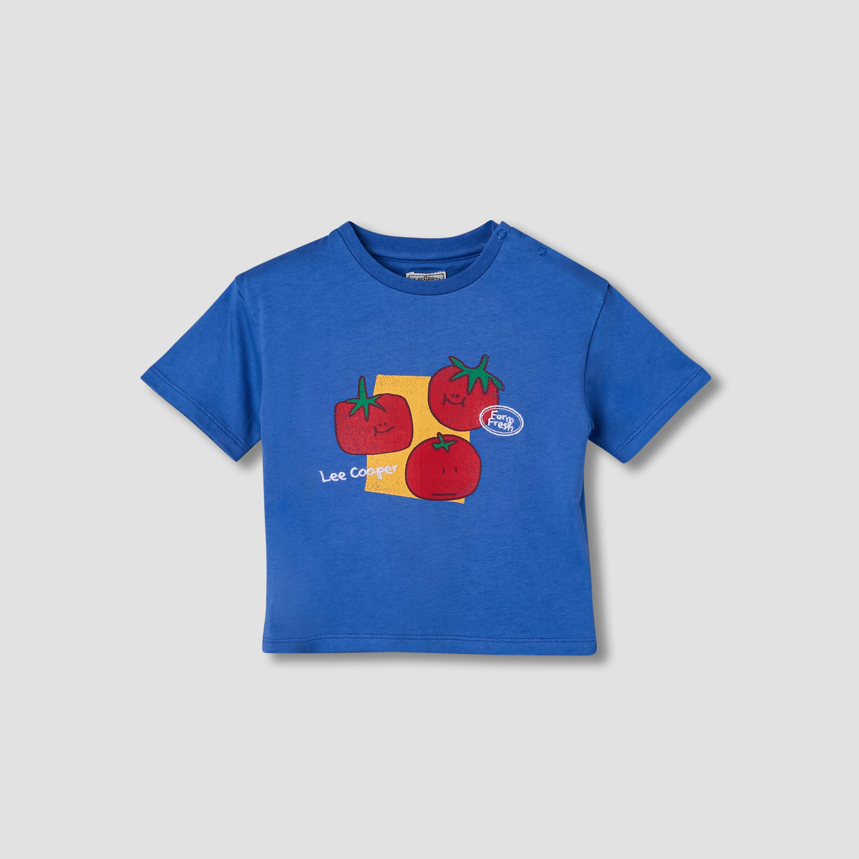 Lee Cooper Crew Neck Short Sleeves T-shirt with Tomato Print-baby-boys-clothing-tshirtsandpolos-image-2