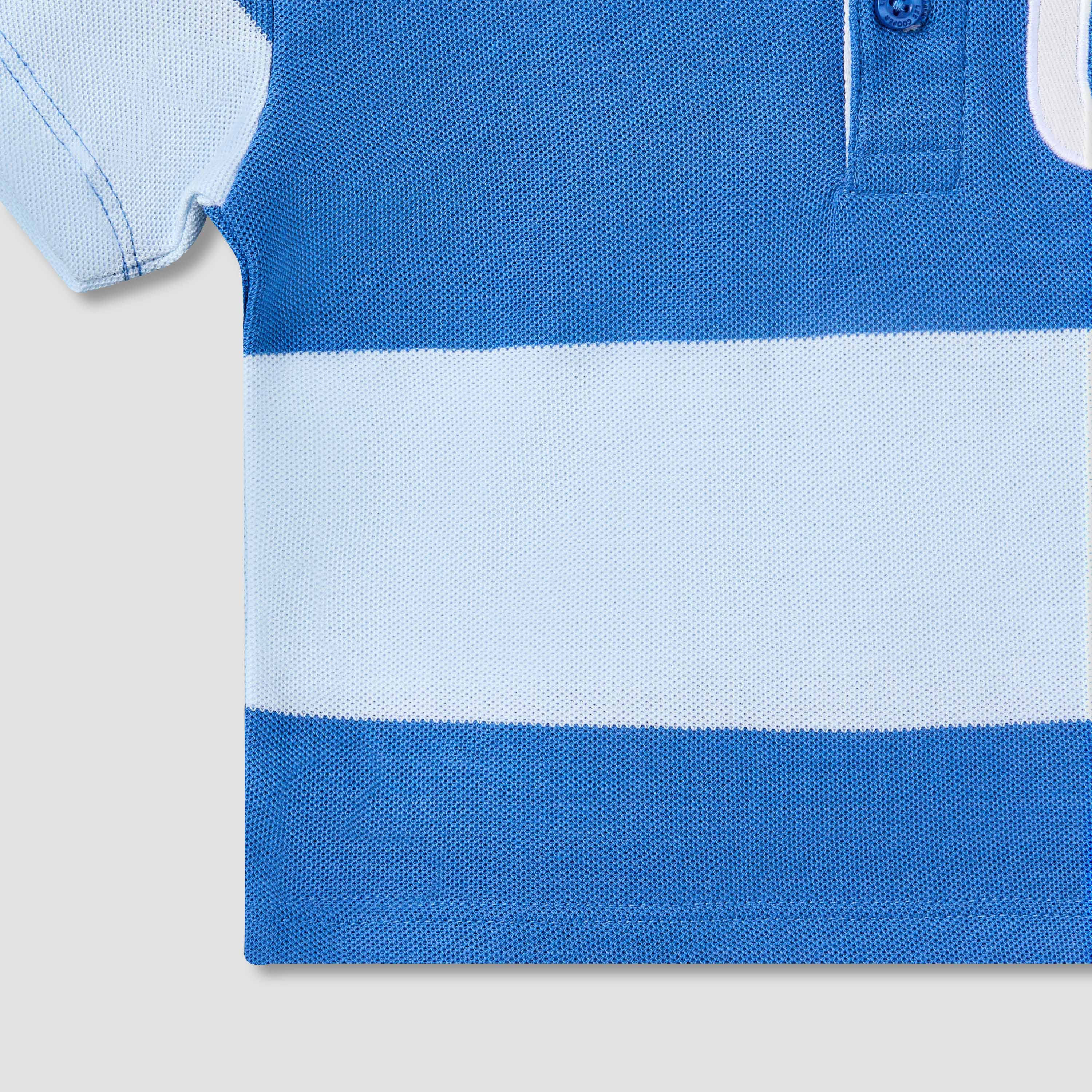 Lee Cooper Collared Short Sleeves T-shirt with Stripes-baby-boys-clothing-tshirtsandpolos-image-5