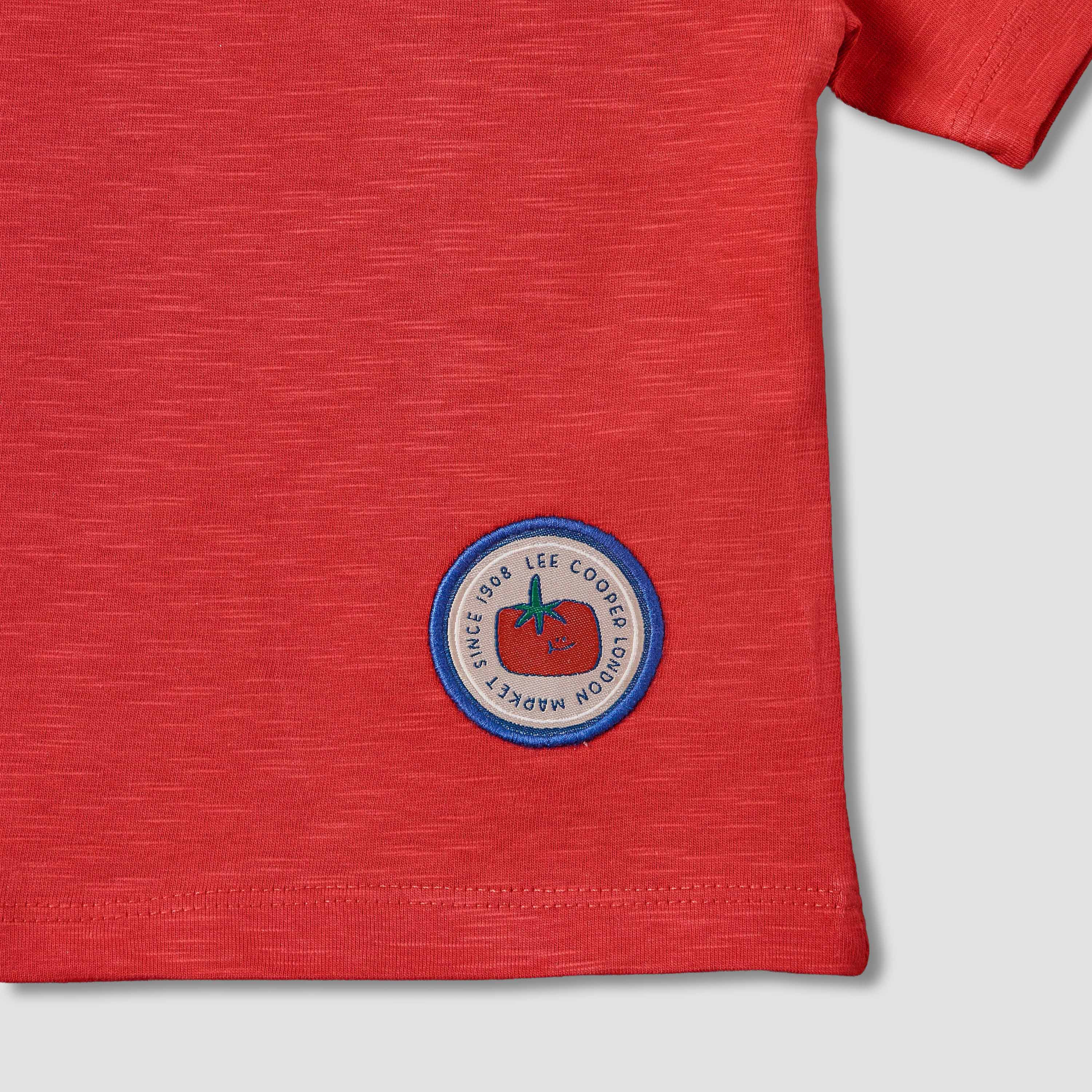 Lee Cooper Crew Neck Short Sleeves T-shirt with Logo Applique-baby-boys-clothing-tshirtsandpolos-image-5