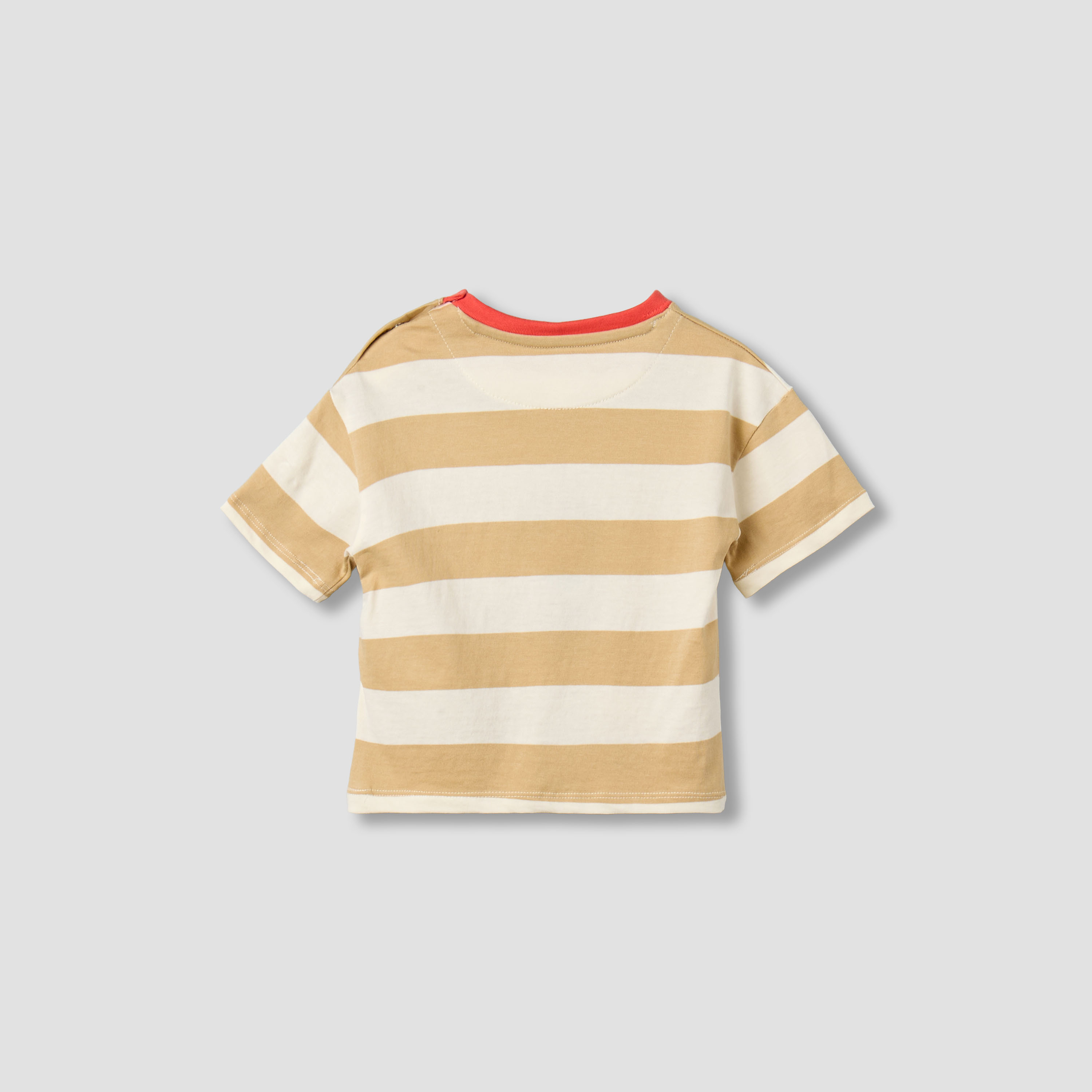 Lee Cooper Crew Neck Short Sleeves T-shirt with Stripes-baby-boys-clothing-tshirtsandpolos-image-3