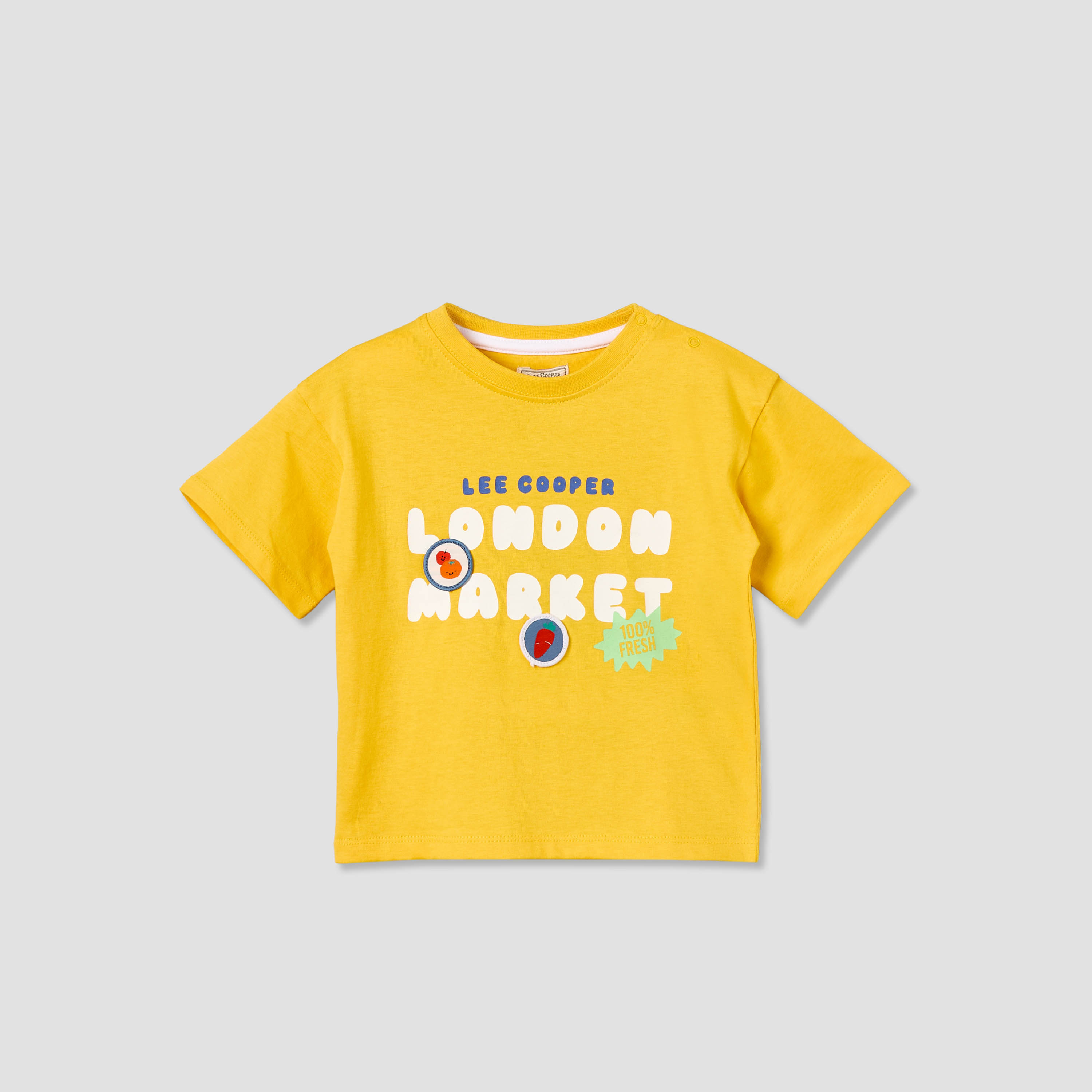 Lee Cooper Crew Neck Short Sleeves T-shirt with Graphic Print-baby-boys-clothing-tshirtsandpolos-image-2