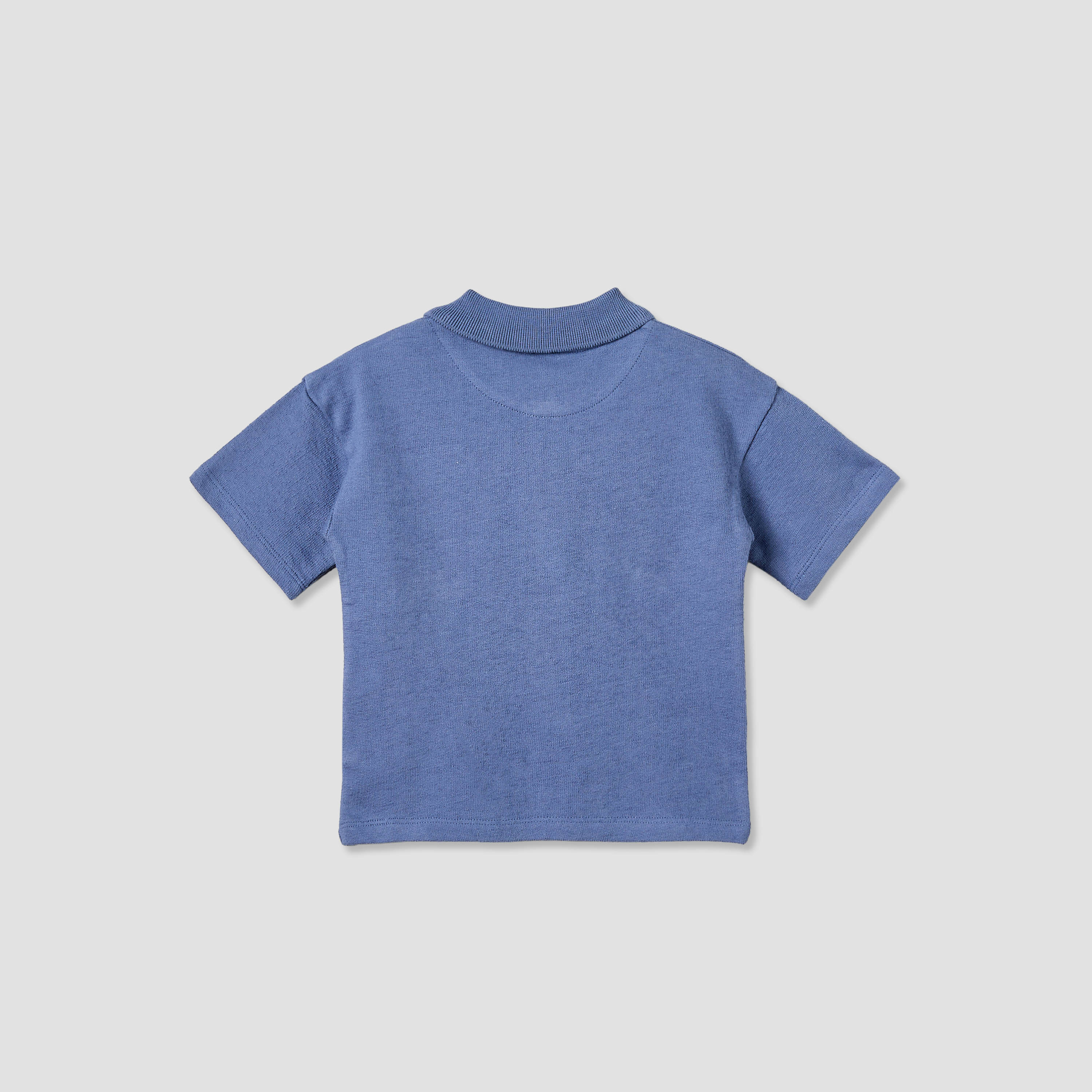 Lee Cooper Collared Short Sleeves Polo T-shirt with Embroidery Detail-baby-boys-clothing-tshirtsandpolos-image-3