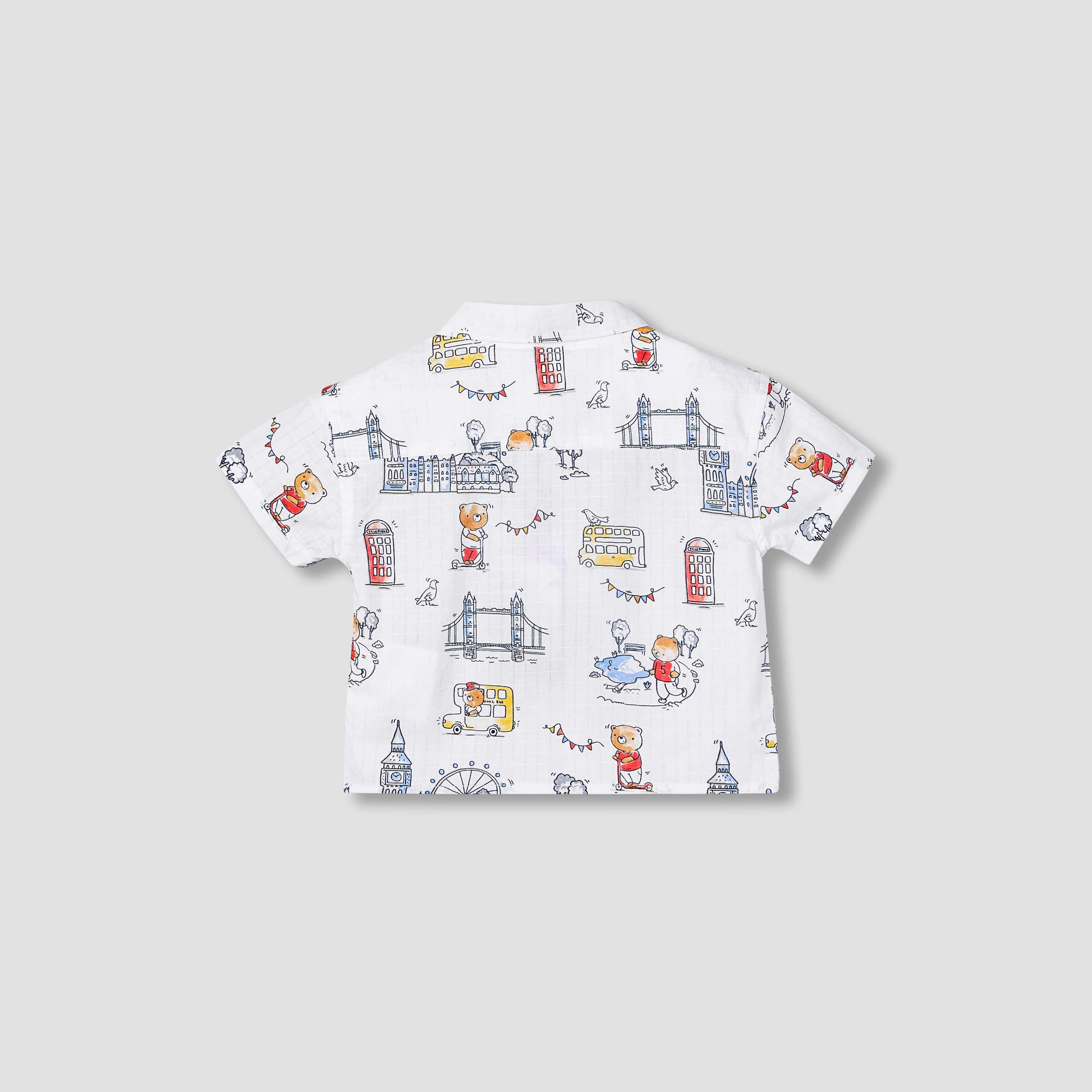 Lee Cooper Short Sleeves Shirt with Print-baby-boys-clothing-shirts-image-3