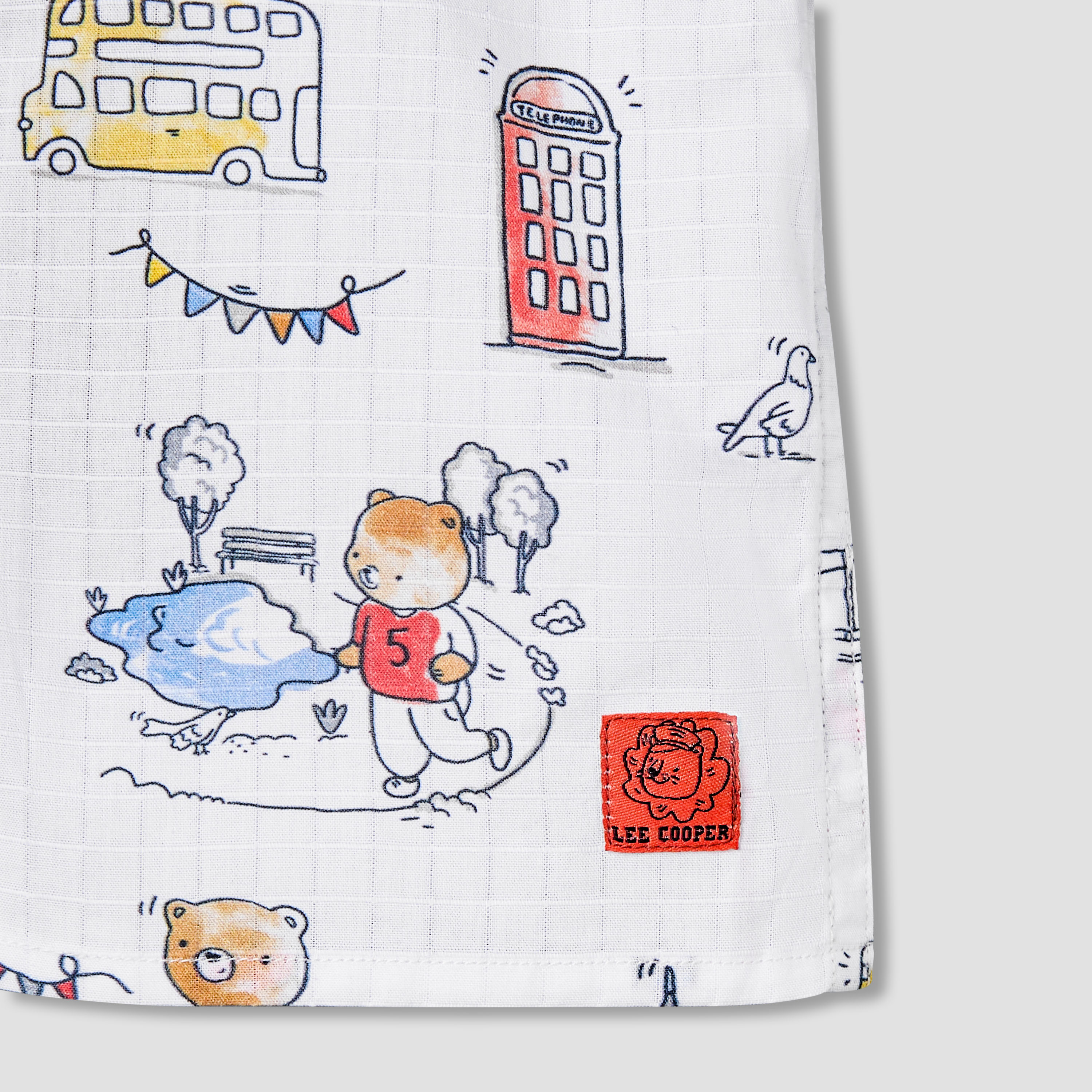 Lee Cooper Short Sleeves Shirt with Print-baby-boys-clothing-shirts-image-5