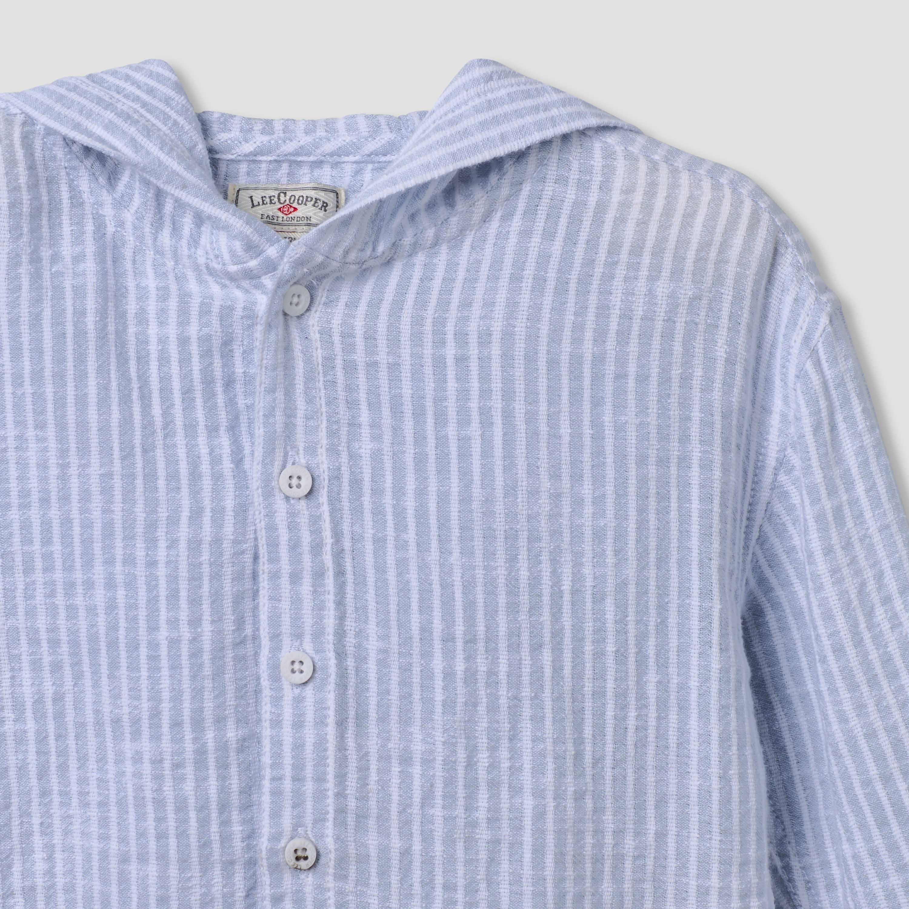 Lee Cooper Long Sleeves Shirt with Stripes-baby-boys-clothing-shirts-image-3