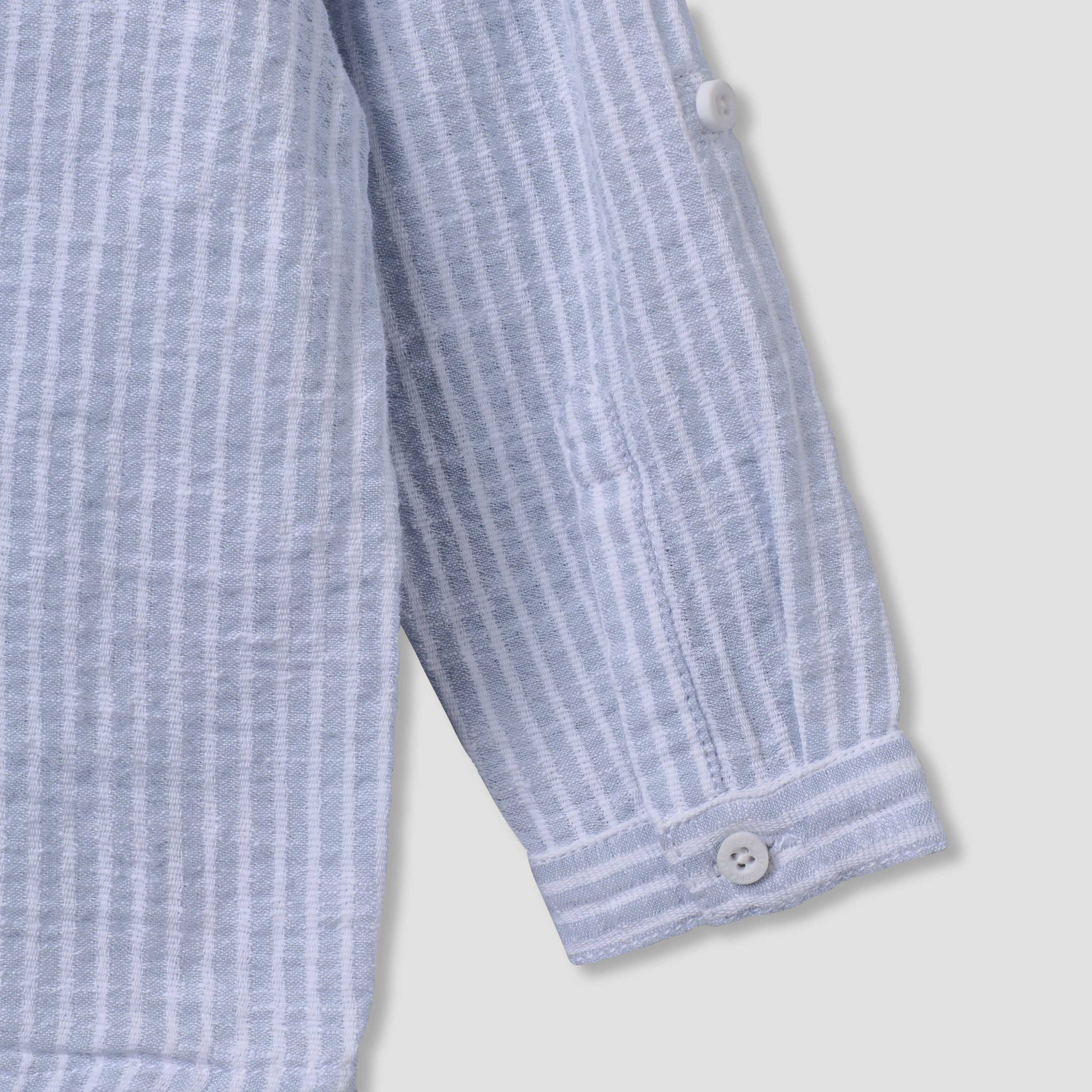 Lee Cooper Long Sleeves Shirt with Stripes-baby-boys-clothing-shirts-image-4