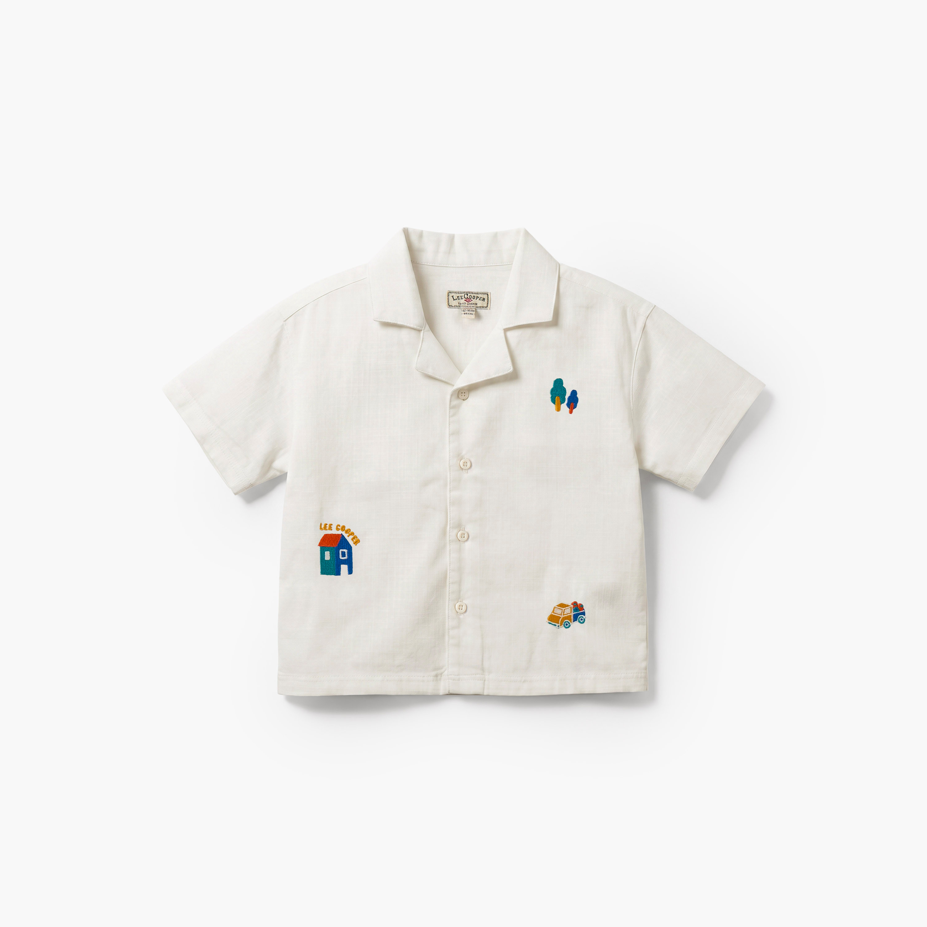 Lee Cooper Short Sleeves Shirt with Embroidery-baby-boys-clothing-shirts-image-1