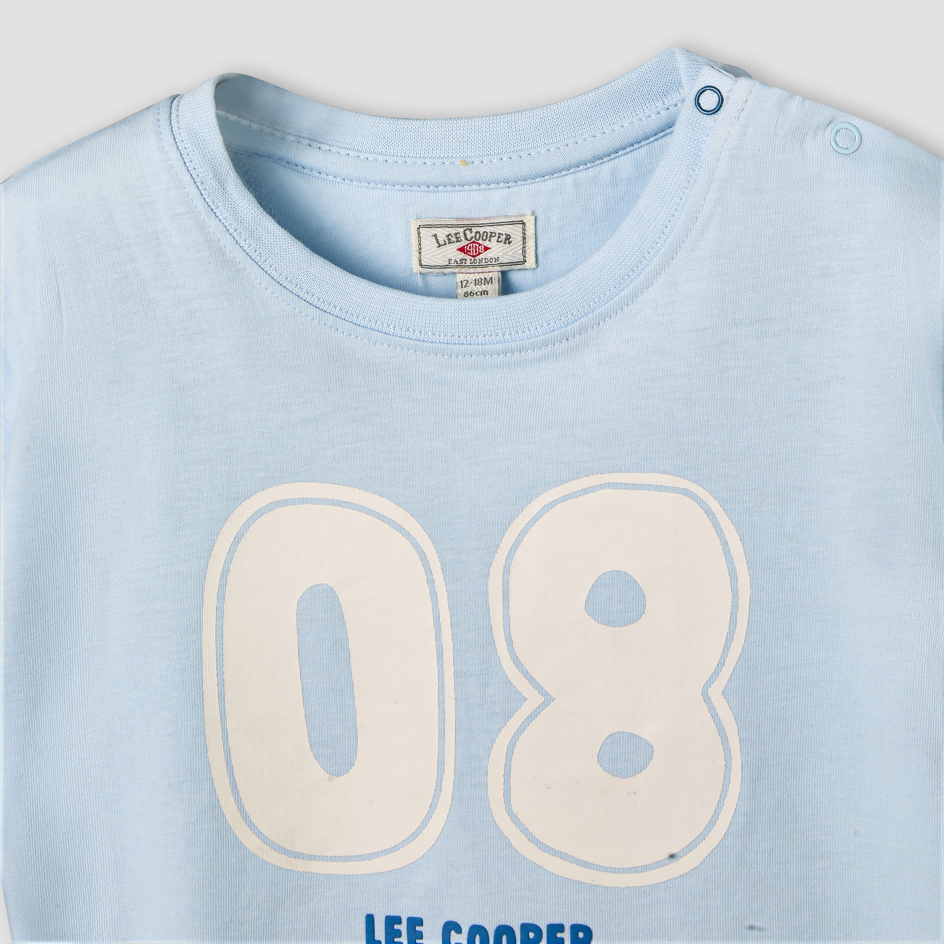 Lee Cooper Crew Neck Short Sleeves T-shirt and Shorts Set with Varsity Print-baby-boys-clothing-setsandcoords-image-5