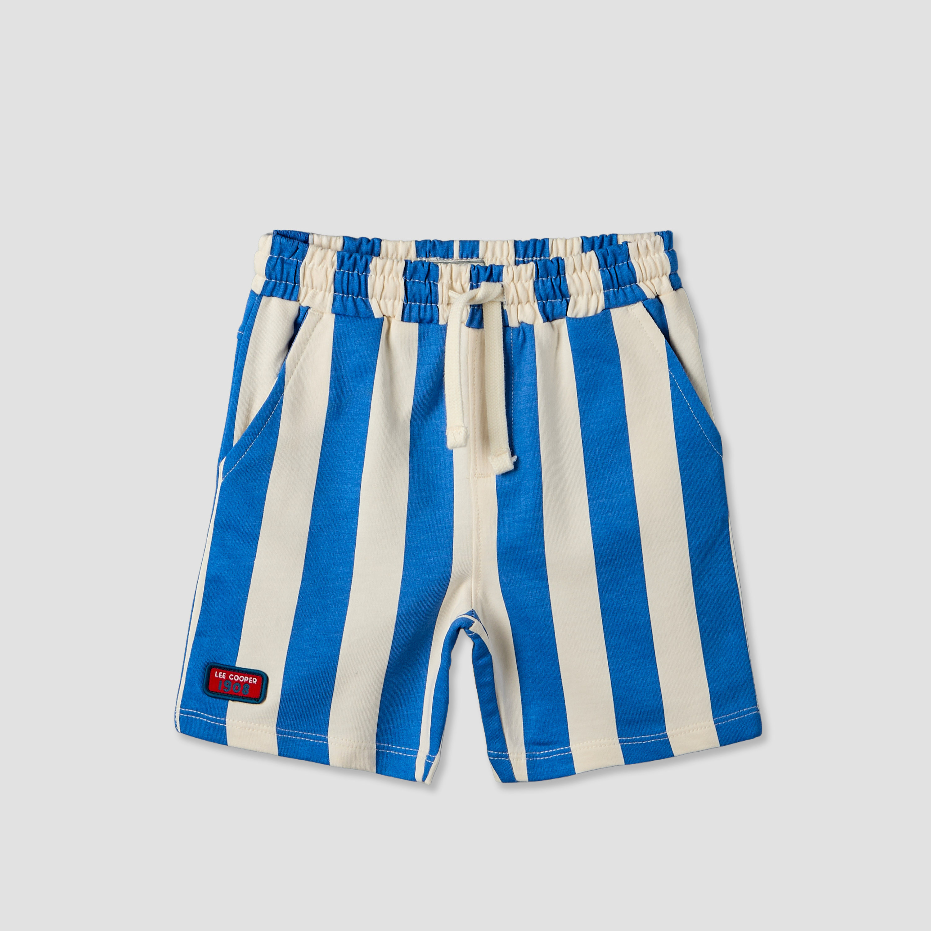 Lee Cooper Crew Neck Short Sleeves T-shirt and Shorts Set with Graphic Print-baby-boys-clothing-setsandcoords-image-4