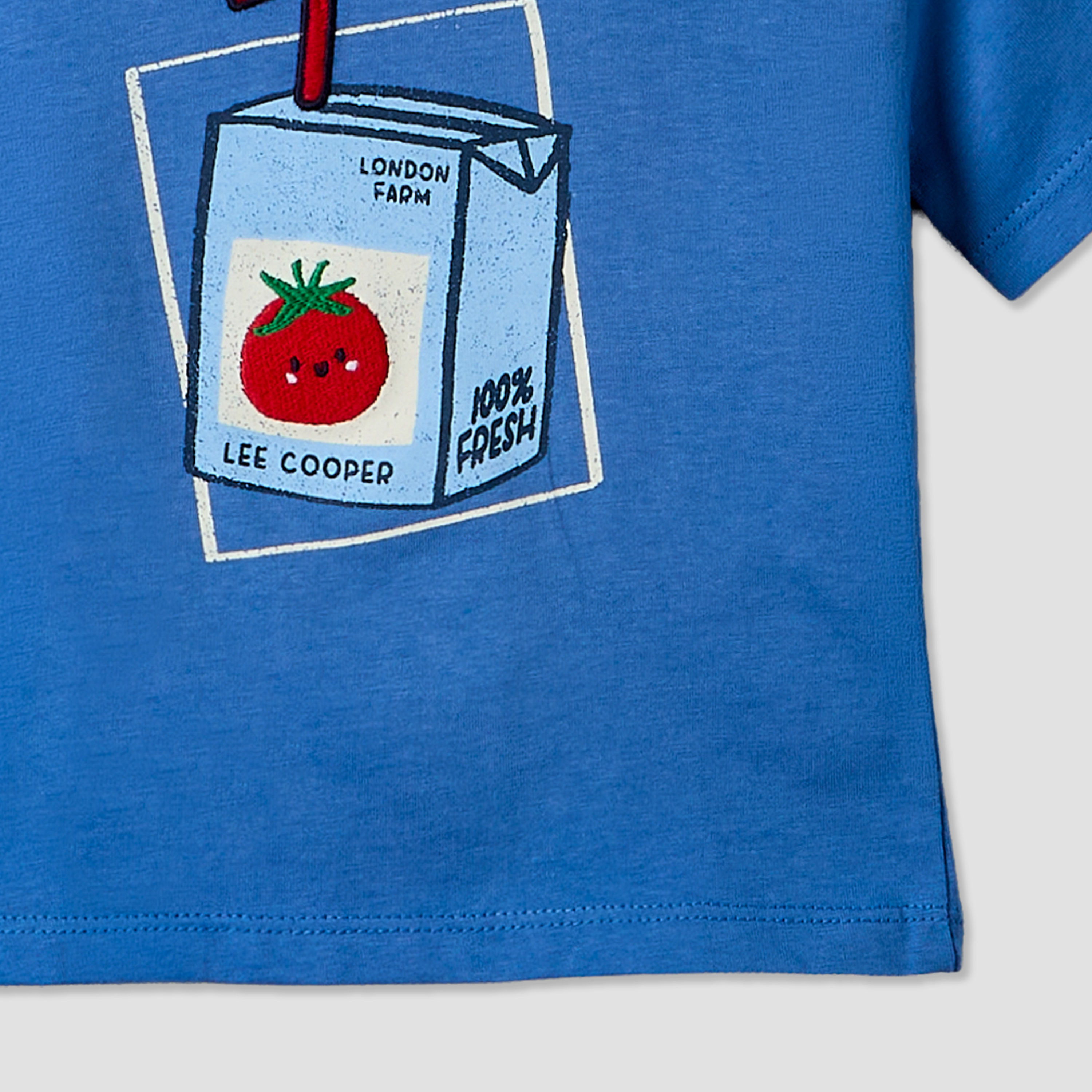 Lee Cooper Crew Neck Short Sleeves T-shirt and Shorts Set with Graphic Print-baby-boys-clothing-setsandcoords-image-6