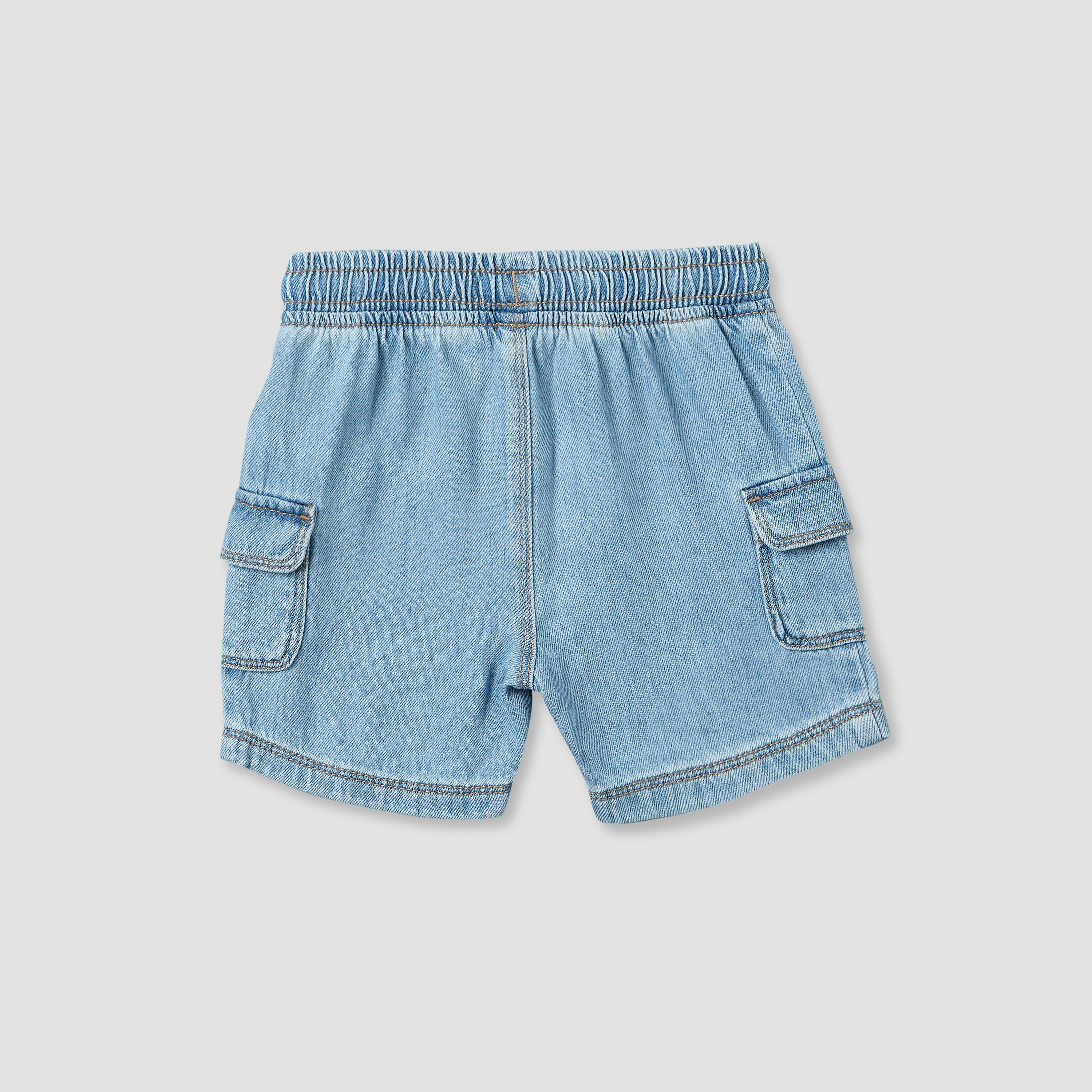 Lee Cooper Round Neck Short Sleeves T-shirt and Shorts Set with Vehicle Print-baby-boys-clothing-setsandcoords-image-5