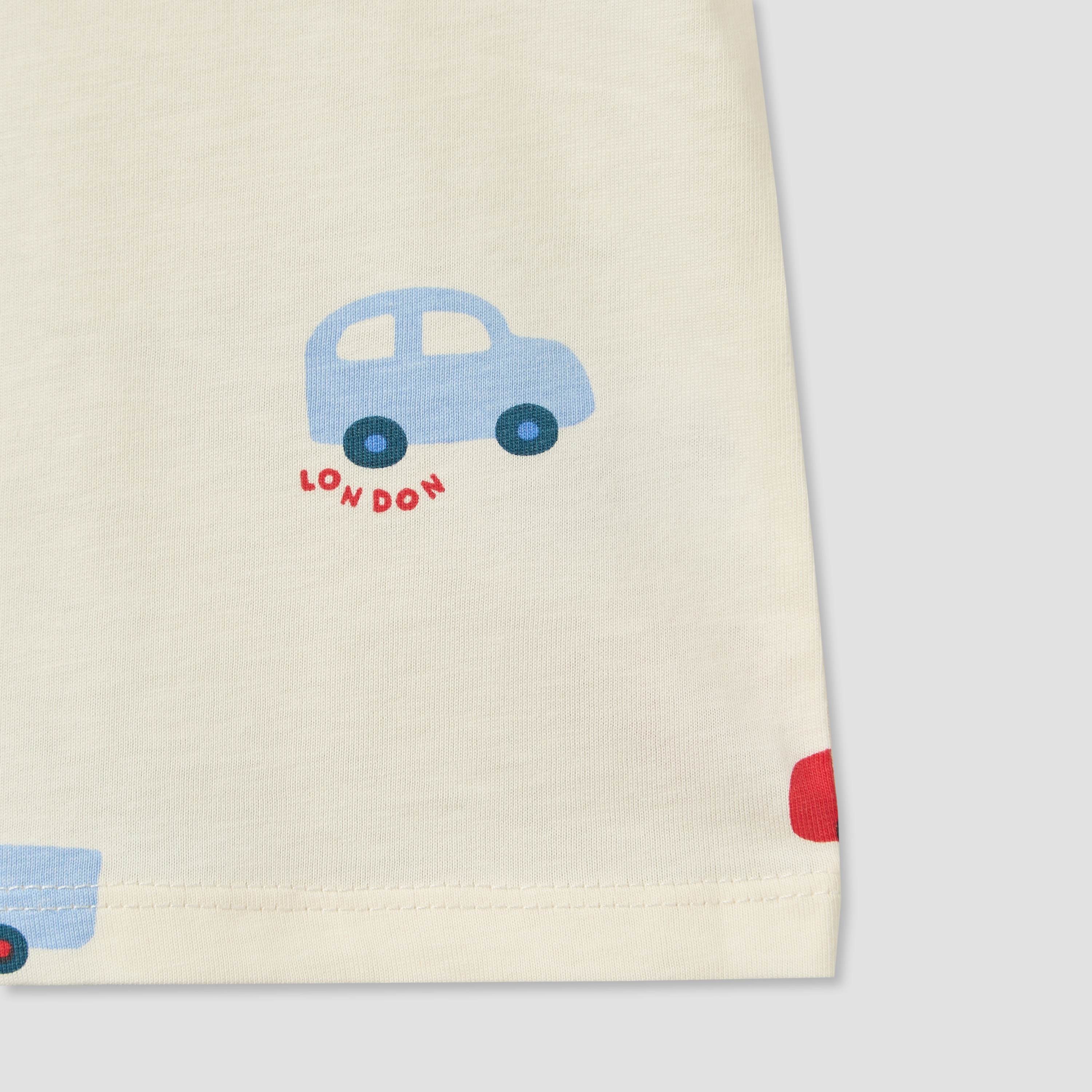 Lee Cooper Round Neck Short Sleeves T-shirt and Shorts Set with Vehicle Print-baby-boys-clothing-setsandcoords-image-8