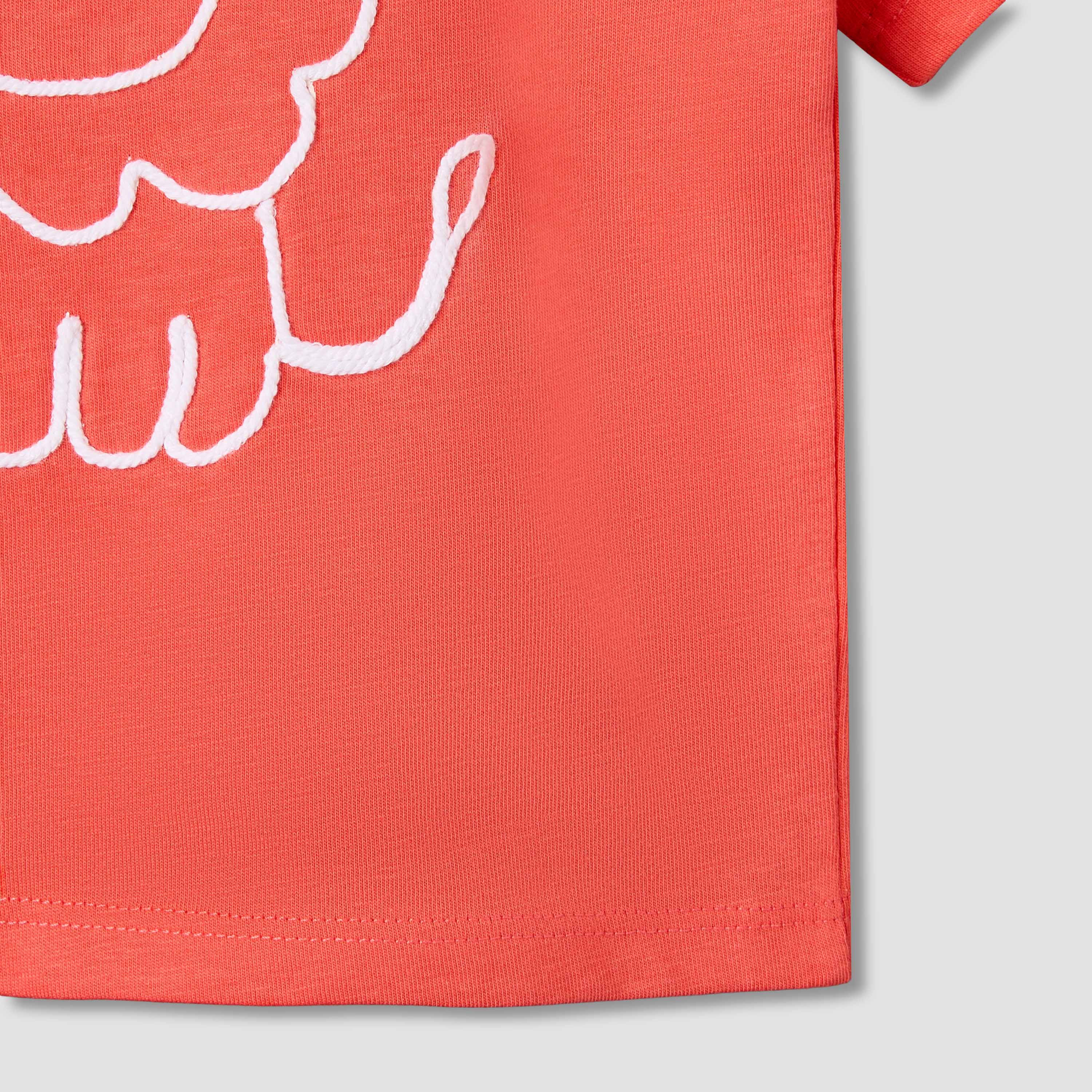 Lee Cooper Crew Neck Short Sleeves T-shirt and Shorts Set with Lion Embroidery-baby-boys-clothing-setsandcoords-image-6