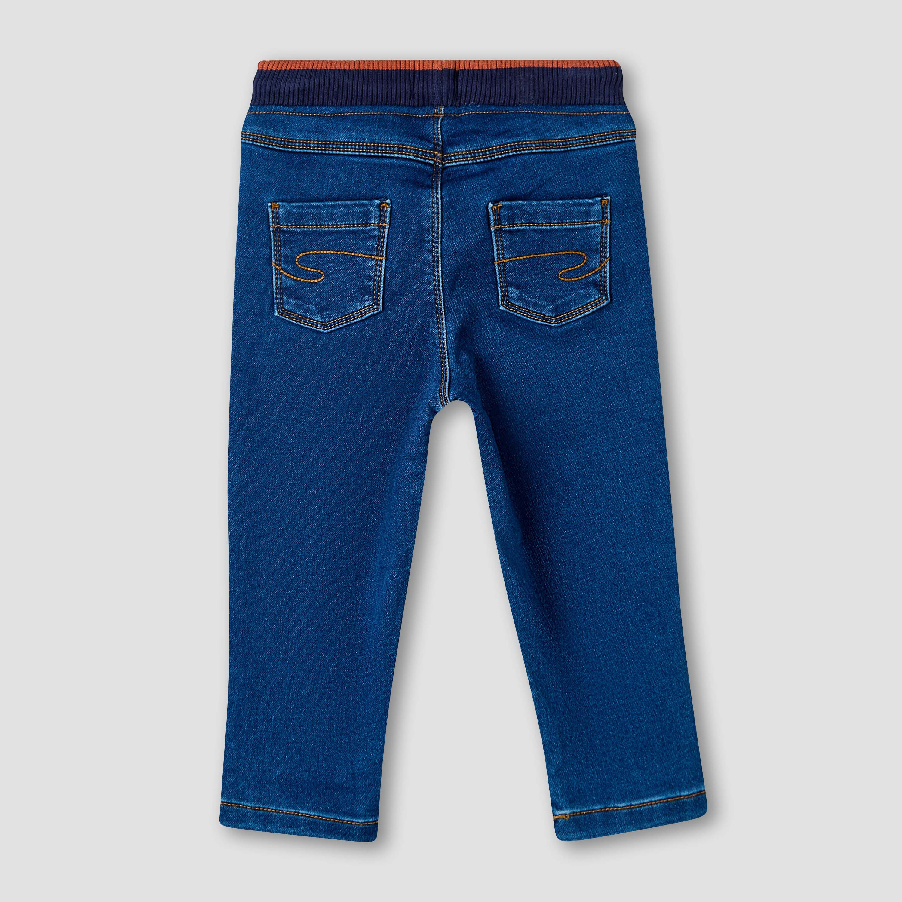 Lee Cooper Jeans with Pockets, Drawstring Waist-baby-boys-clothing-bottoms-jeans-image-3