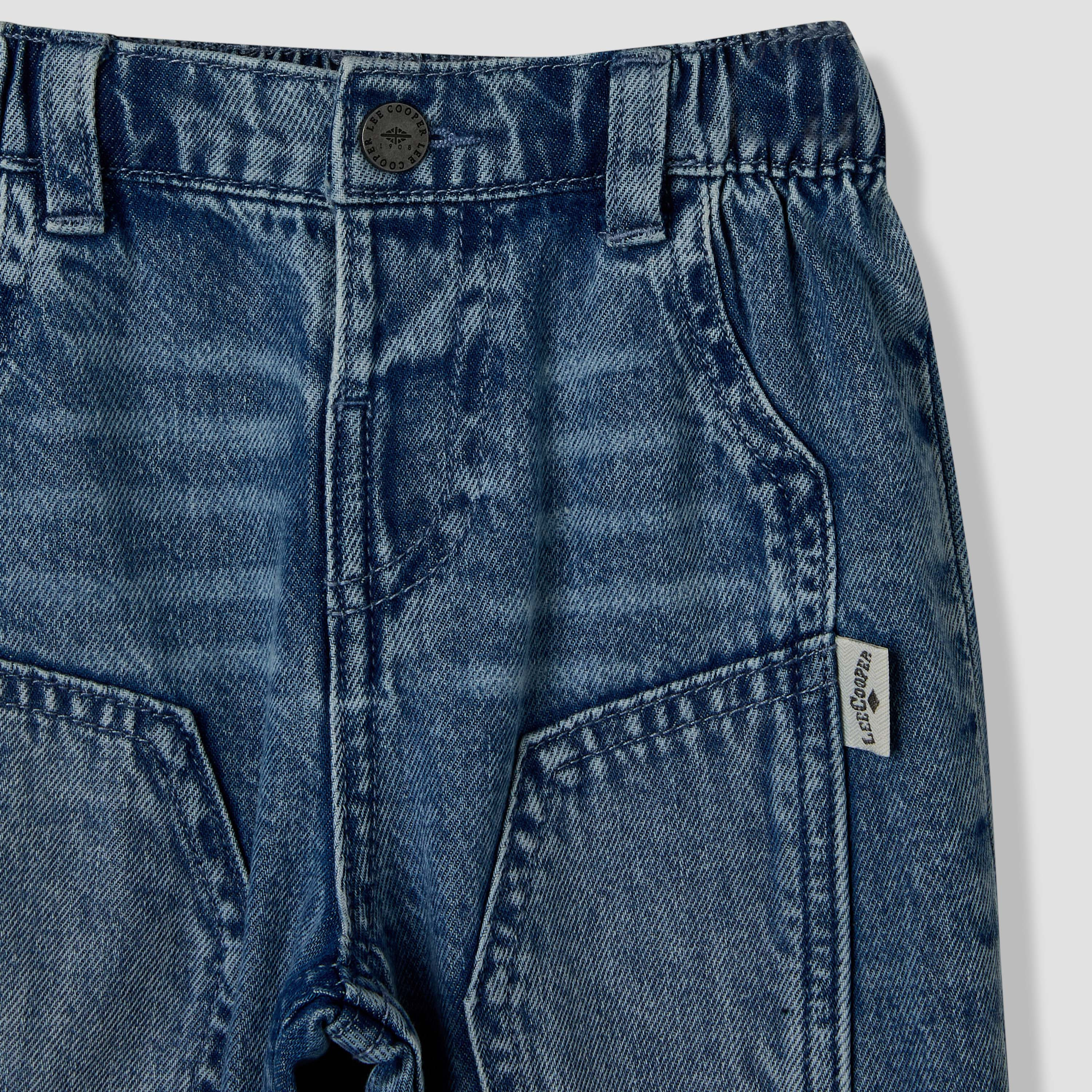 Lee Cooper Jeans with Pockets, Buttoned Waist-baby-boys-clothing-bottoms-jeans-image-4