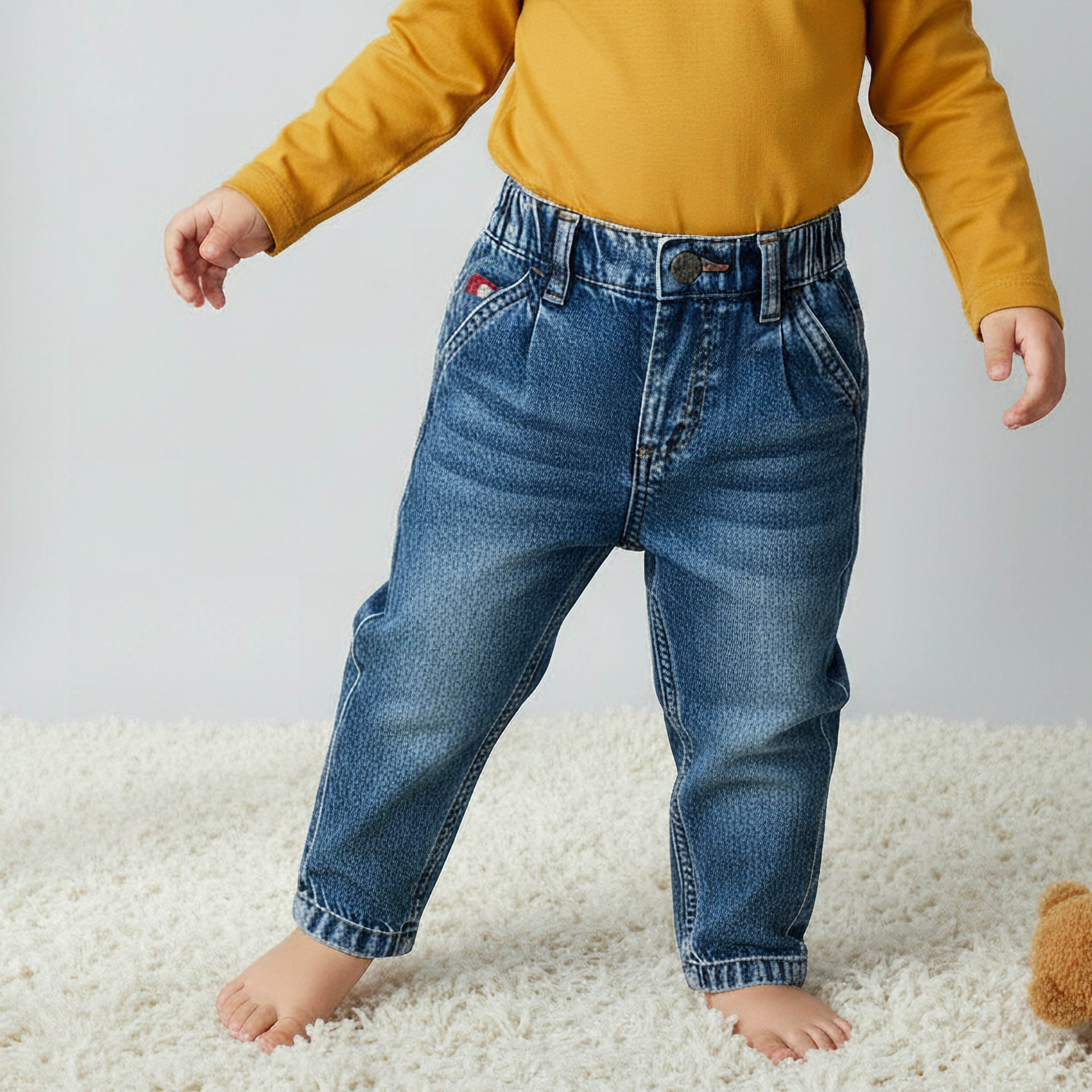 Lee Cooper Jeans with Pockets-baby-boys-clothing-bottoms-jeans-image-1