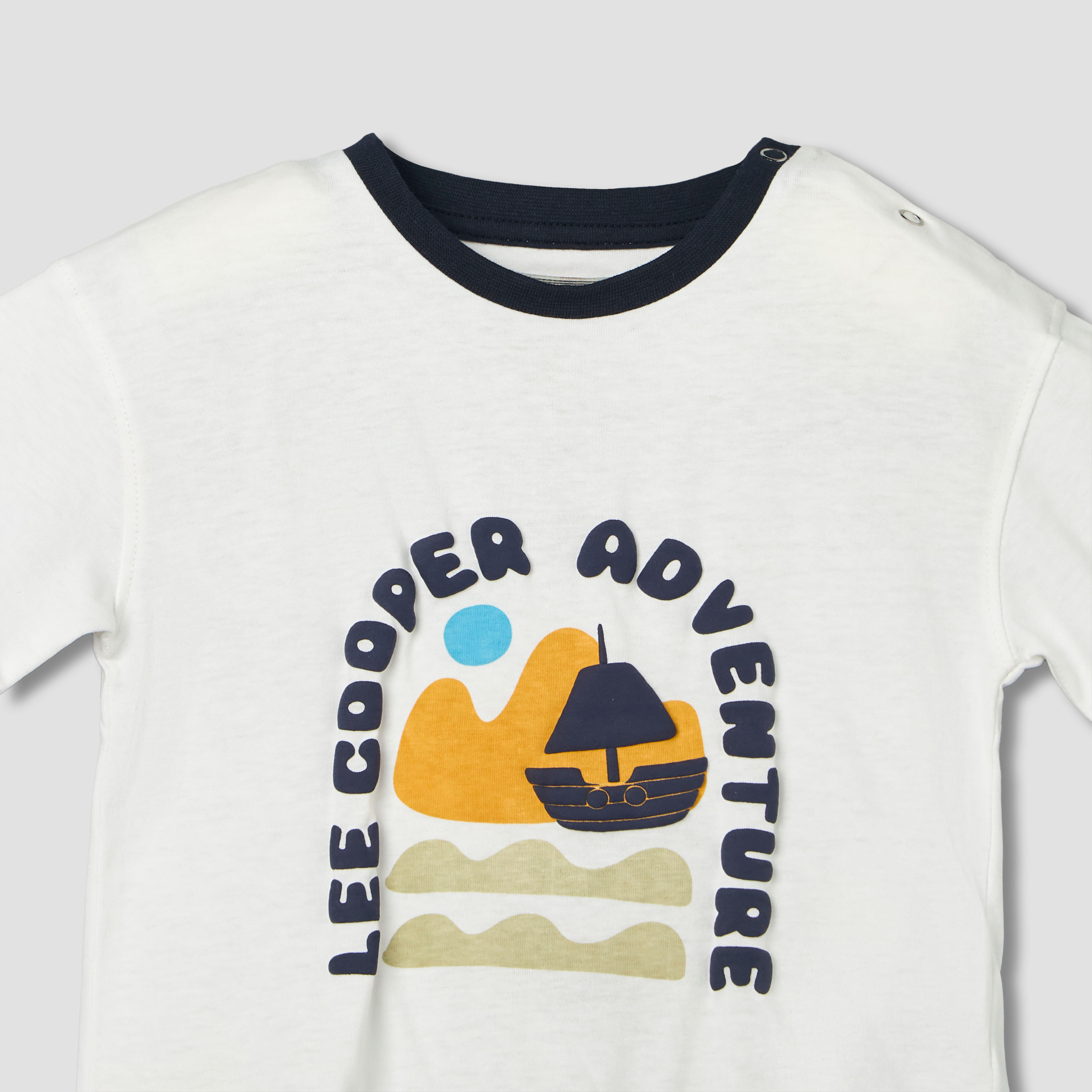 Lee Cooper Crew Neck Short Sleeves T-shirt and Shorts Set with Drawstring Closure-baby-boys-clothing-setsandcoords-image-7