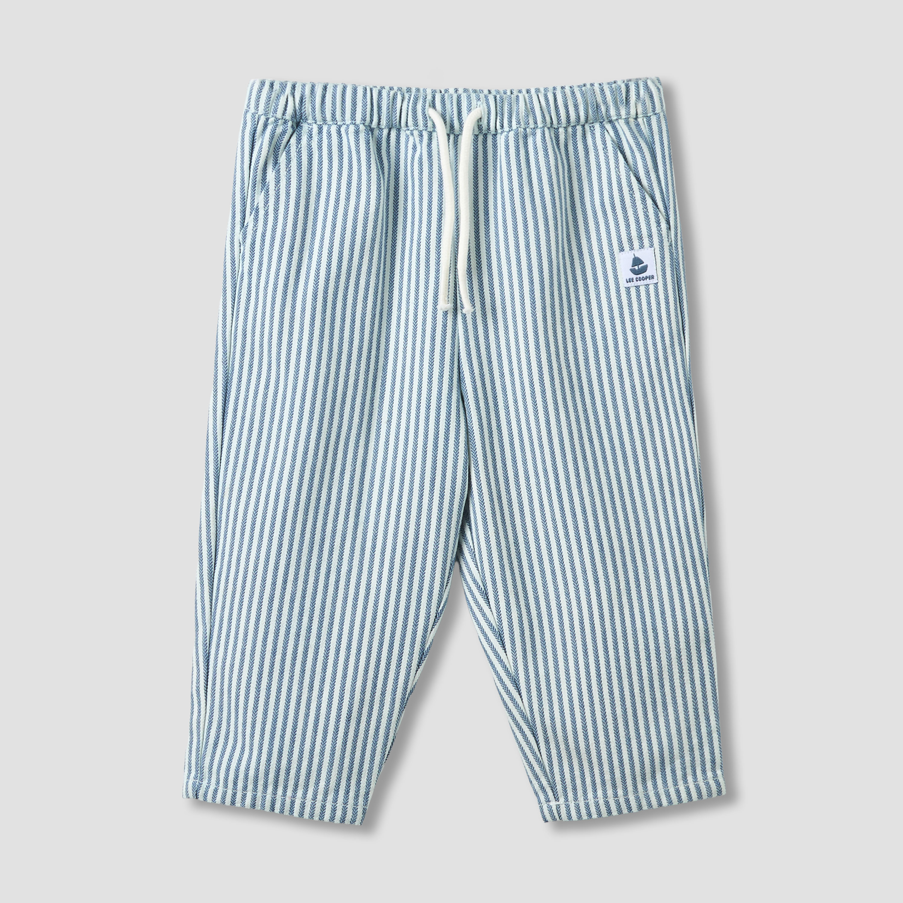 Lee Cooper Collared Short Sleeves Shirt and Pants Set with Pockets-baby-boys-clothing-setsandcoords-image-4