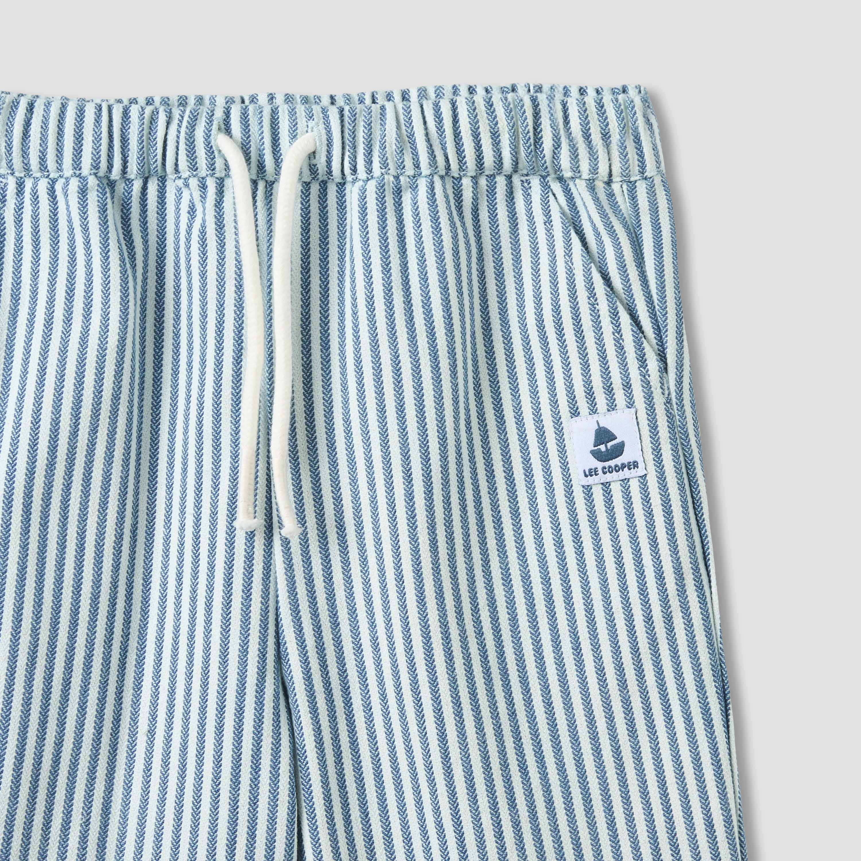 Lee Cooper Collared Short Sleeves Shirt and Pants Set with Pockets-baby-boys-clothing-setsandcoords-image-7